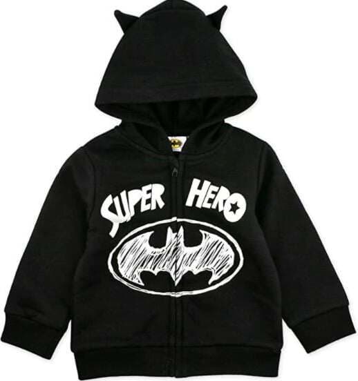 Felpa Batman misure 12 mesi 18 mesi interno felpato Moda/Bambini e ragazzi/Abbigliamento/Felpe/Felpe con cappuccio Store Kitty Fashion - Roma, Commerciovirtuoso.it