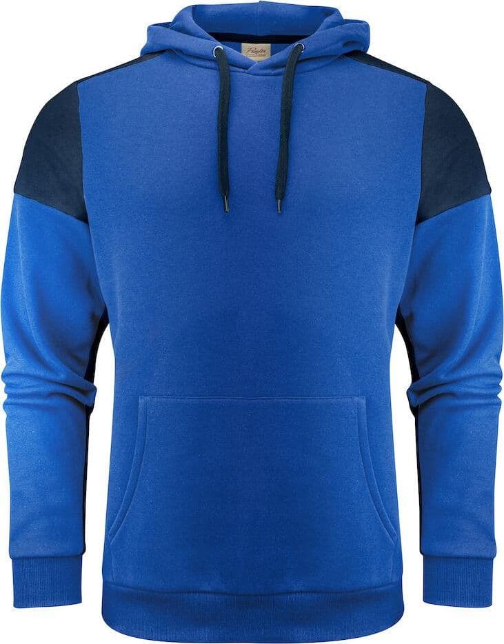 Felpa Bicolore Prime Royal Blu Felpa Cappuccio Misto Cotone Organico Poliestere Riciclato Ecosostenibile in Felpe con cappuccio e felpe Dresswork - Como, commercioVirtuoso.it