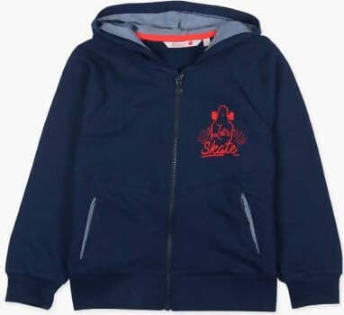 Felpa Bimbo 100% Cotone Blu con Cappuccio Felpa sportiva estiva Bambino Blue e Rossa Full Zip Casual Tinta Unita felpa bambino/ragazzo Piccole Canaglie - Tropea, Commerciovirtuoso.it