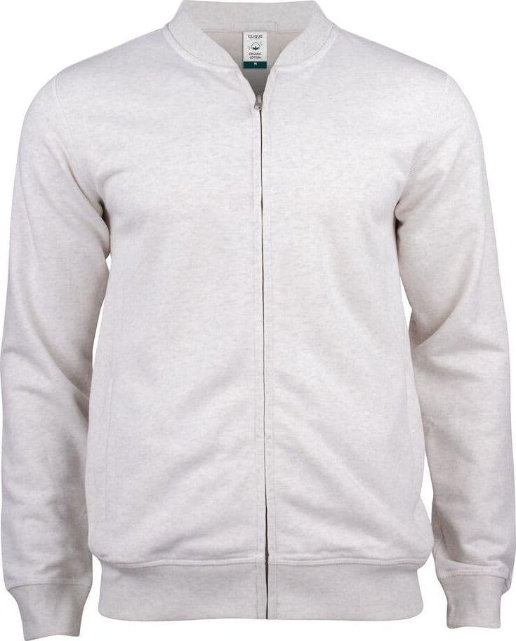 Felpa Clique Cardigan Nature Melange Felpa Uomo con Zip Cotone Organico Ecosostenibile Taglie Forti in Felpe senza cappuccio Dresswork - Como, commercioVirtuoso.it