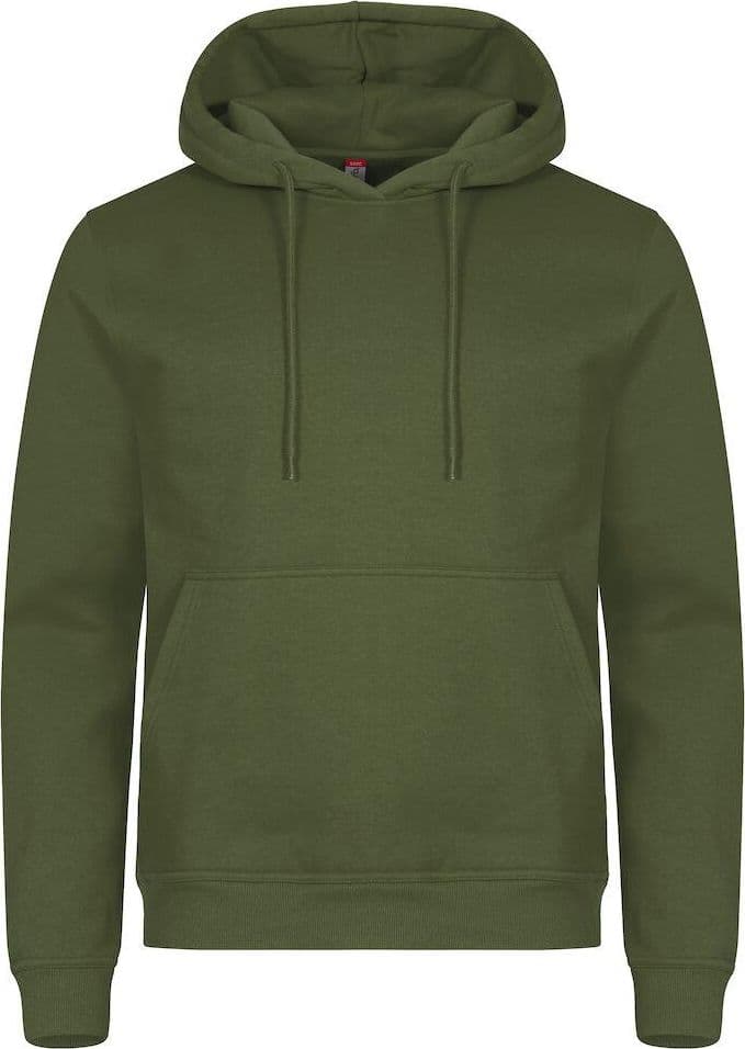 Felpa Clique Miami Verde Militare con Cappuccio Tascone a Marsupio in Felpe con cappuccio e felpe Dresswork - Como, commercioVirtuoso.it