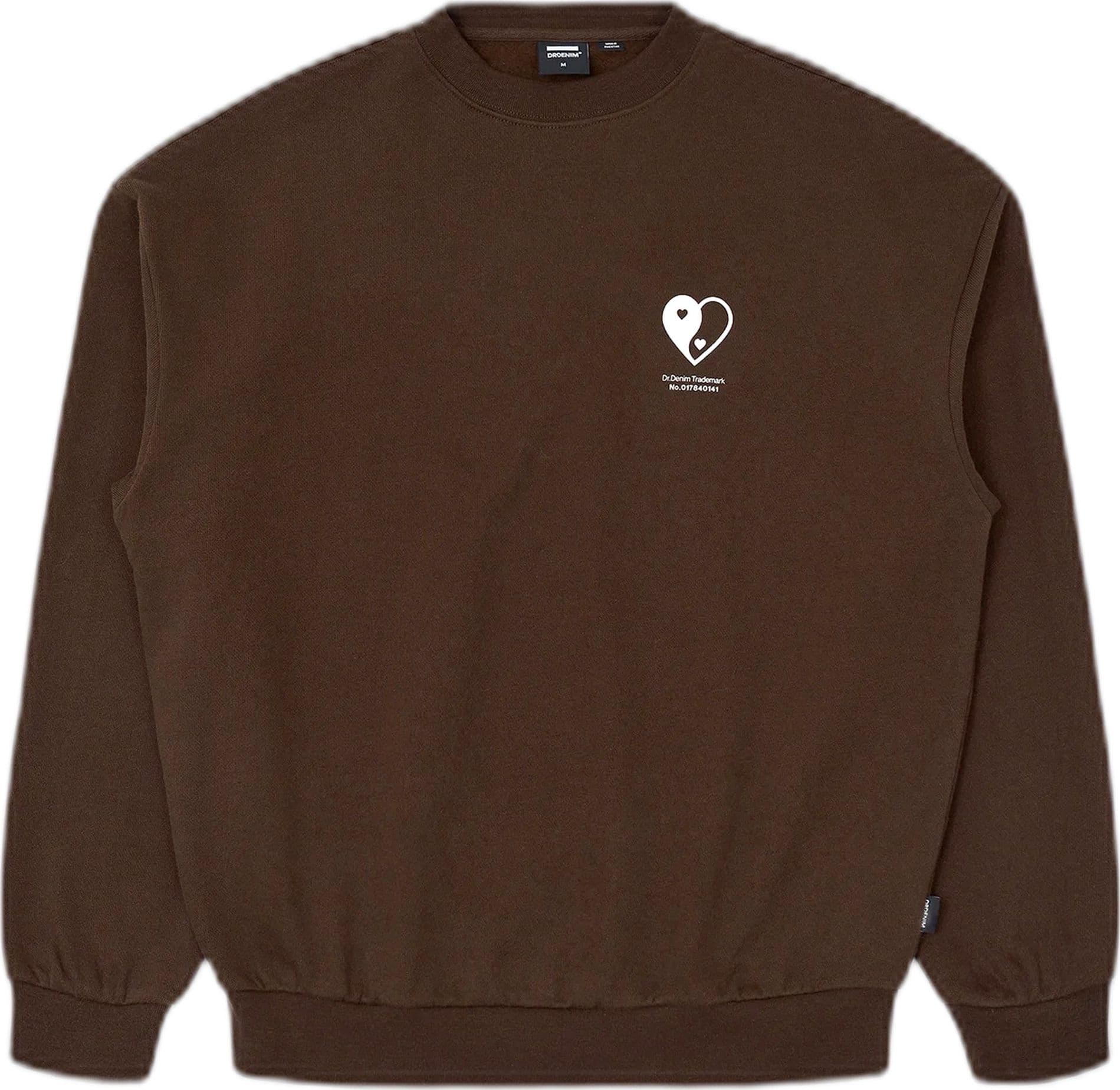 DRDENIM felpa dr.denim kenan sweatshirt - marrone da uomo in Autocategorizzazione Drestige - Casamassima, commercioVirtuoso.it