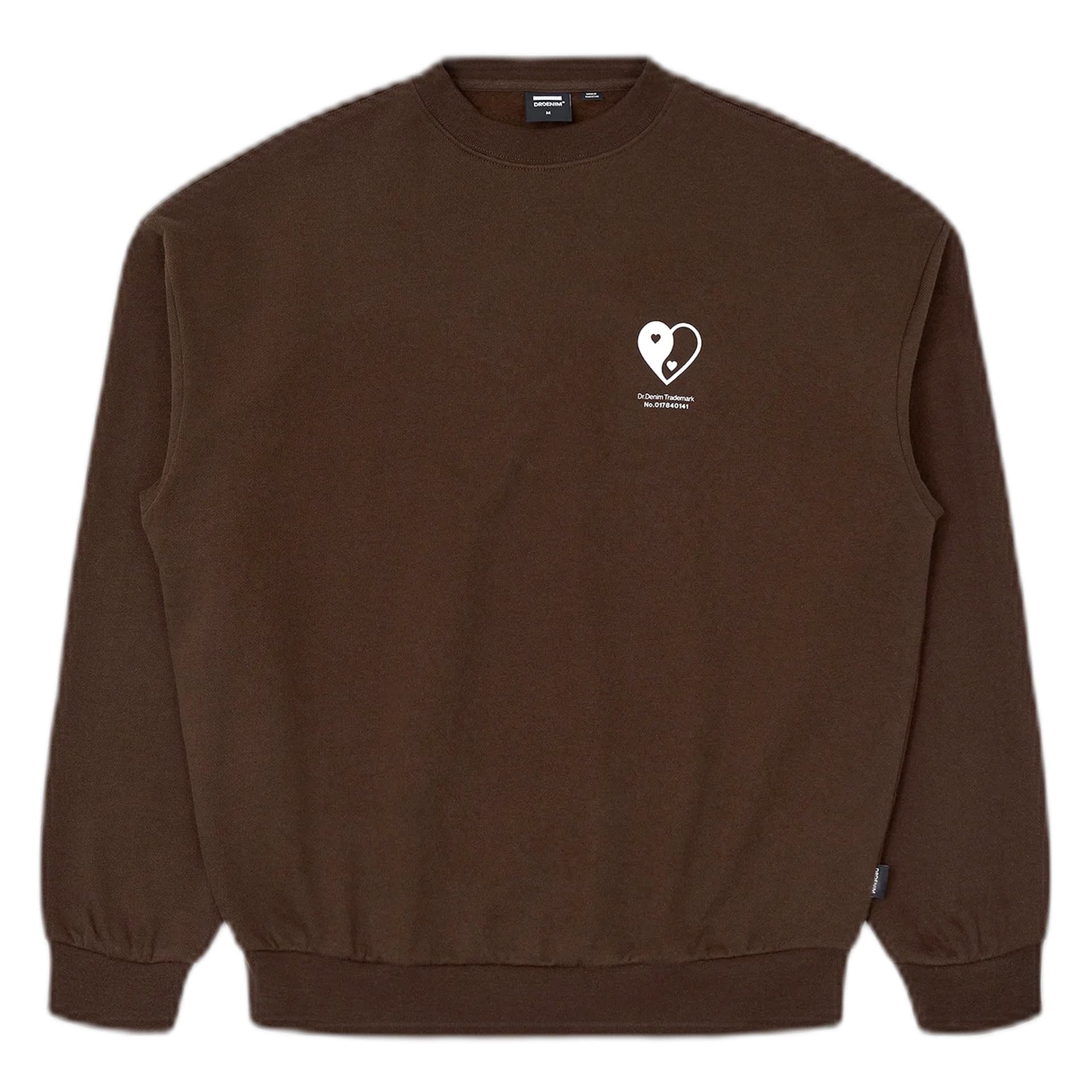 DRDENIM felpa dr.denim kenan sweatshirt - marrone da uomo in Autocategorizzazione Drestige - Casamassima, commercioVirtuoso.it