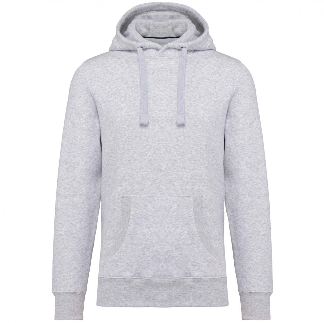 Felpa Premium Cenere Grigio Felpa Unisex con Cappuccio Tascone Marsupio in Felpe senza cappuccio Dresswork - Como, commercioVirtuoso.it