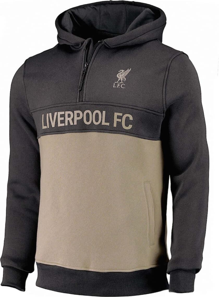 Felpa Uomo Bicolore Con Cappuccio Liverpool Moda/Uomo/Abbigliamento/Abbigliamento sportivo/Felpe/Felpe con cappuccio Il Distintivo - Pesaro, Commerciovirtuoso.it