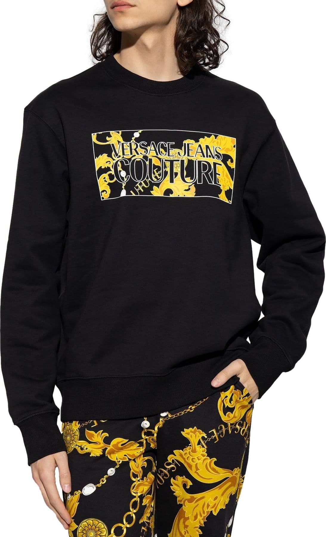 VERSACE JEANS COUTURE FELPA da uomo in Felpe con cappuccio Drestige - Casamassima, commercioVirtuoso.it