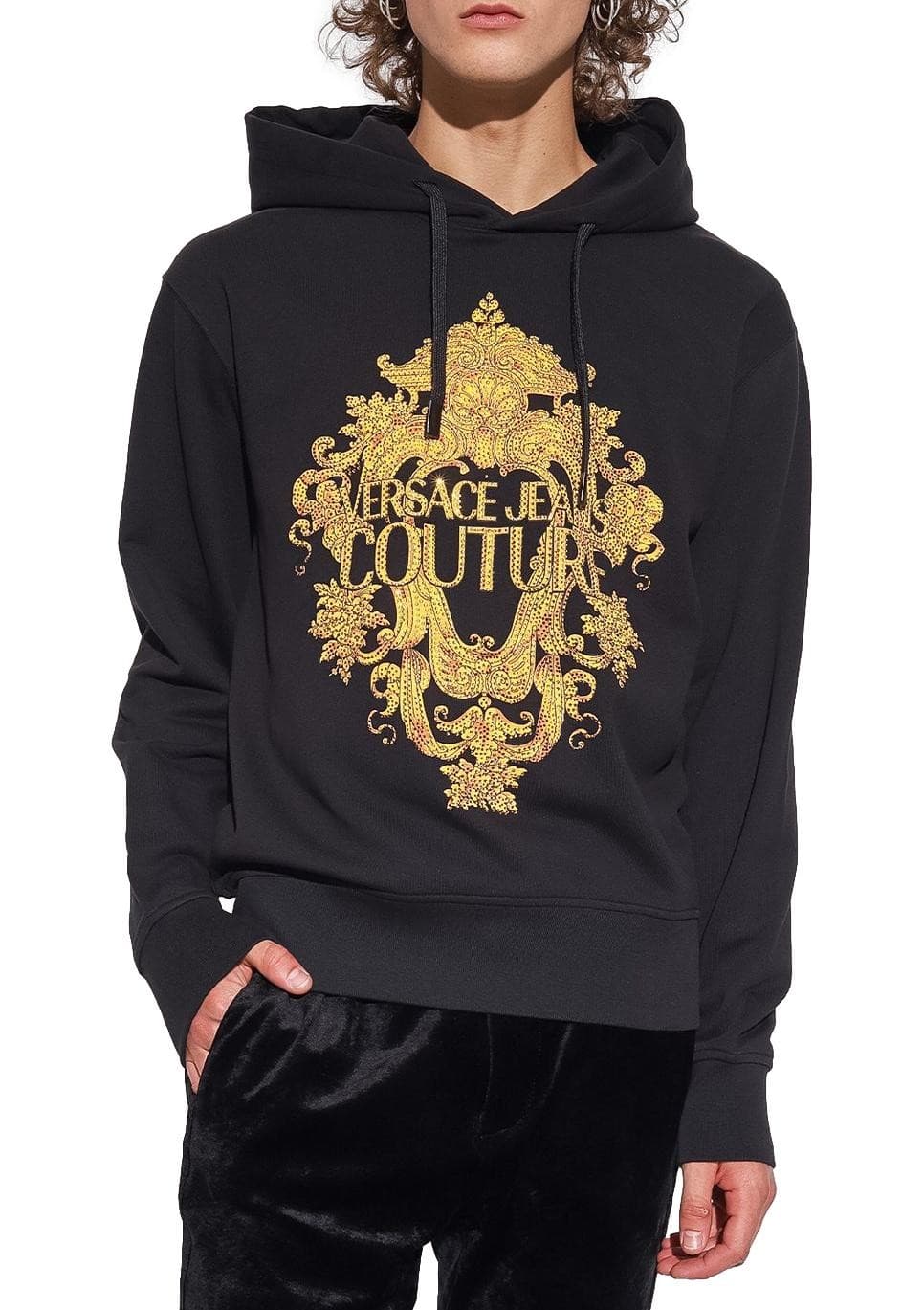 VERSACE JEANS COUTURE FELPA da uomo in Felpe con cappuccio Drestige - Casamassima, commercioVirtuoso.it