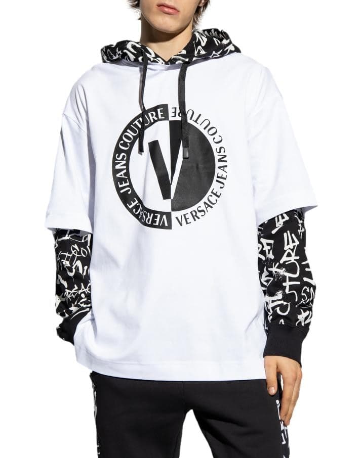 VERSACE JEANS COUTURE FELPA da uomo in Felpe con cappuccio Drestige - Casamassima, commercioVirtuoso.it