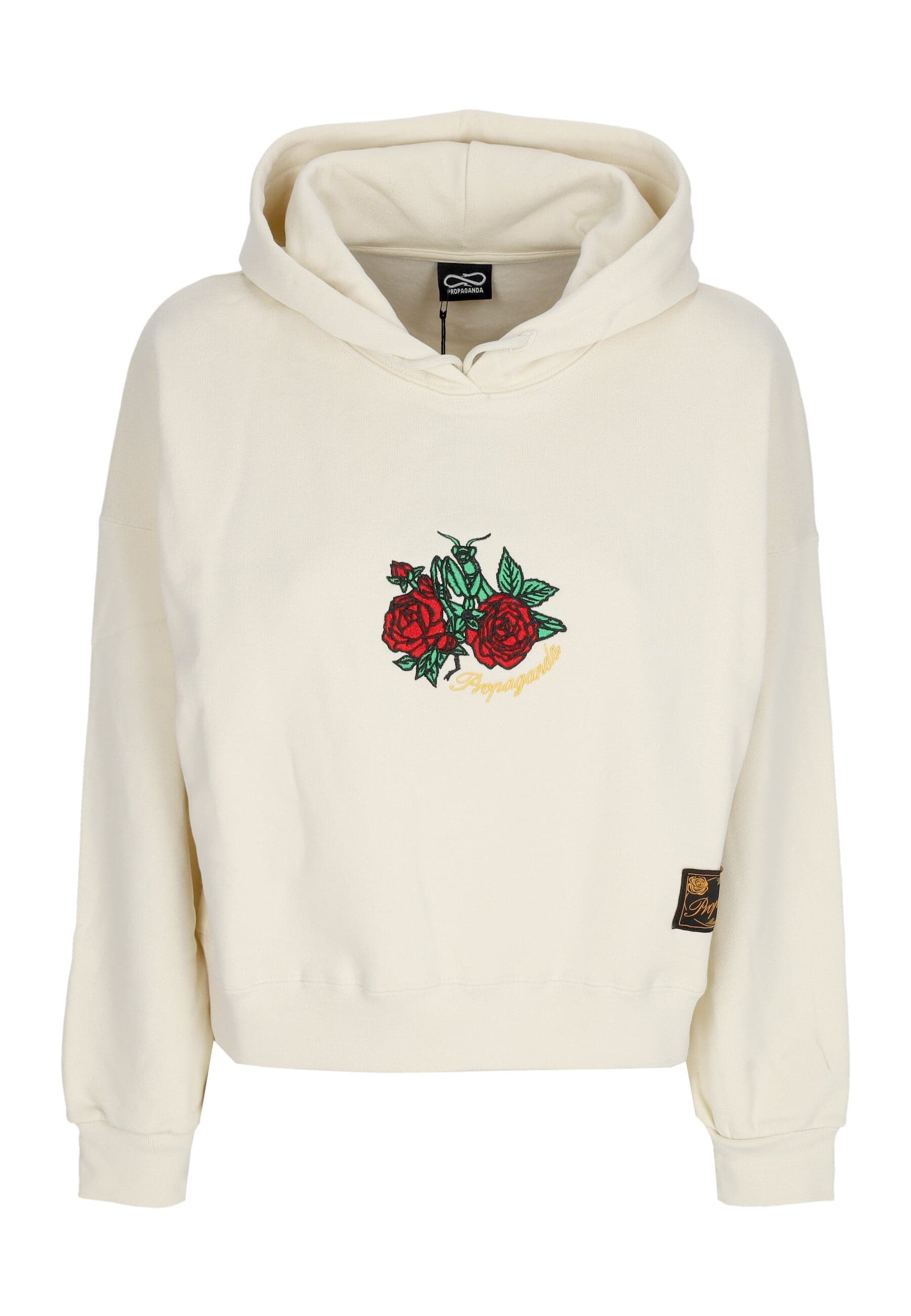 PROPAGANDA Felpa Cappuccio Corta Donna W Mantis Croptop Hoodie Bone da donna in Felpe con cappuccio Drestige - Casamassima, commercioVirtuoso.it
