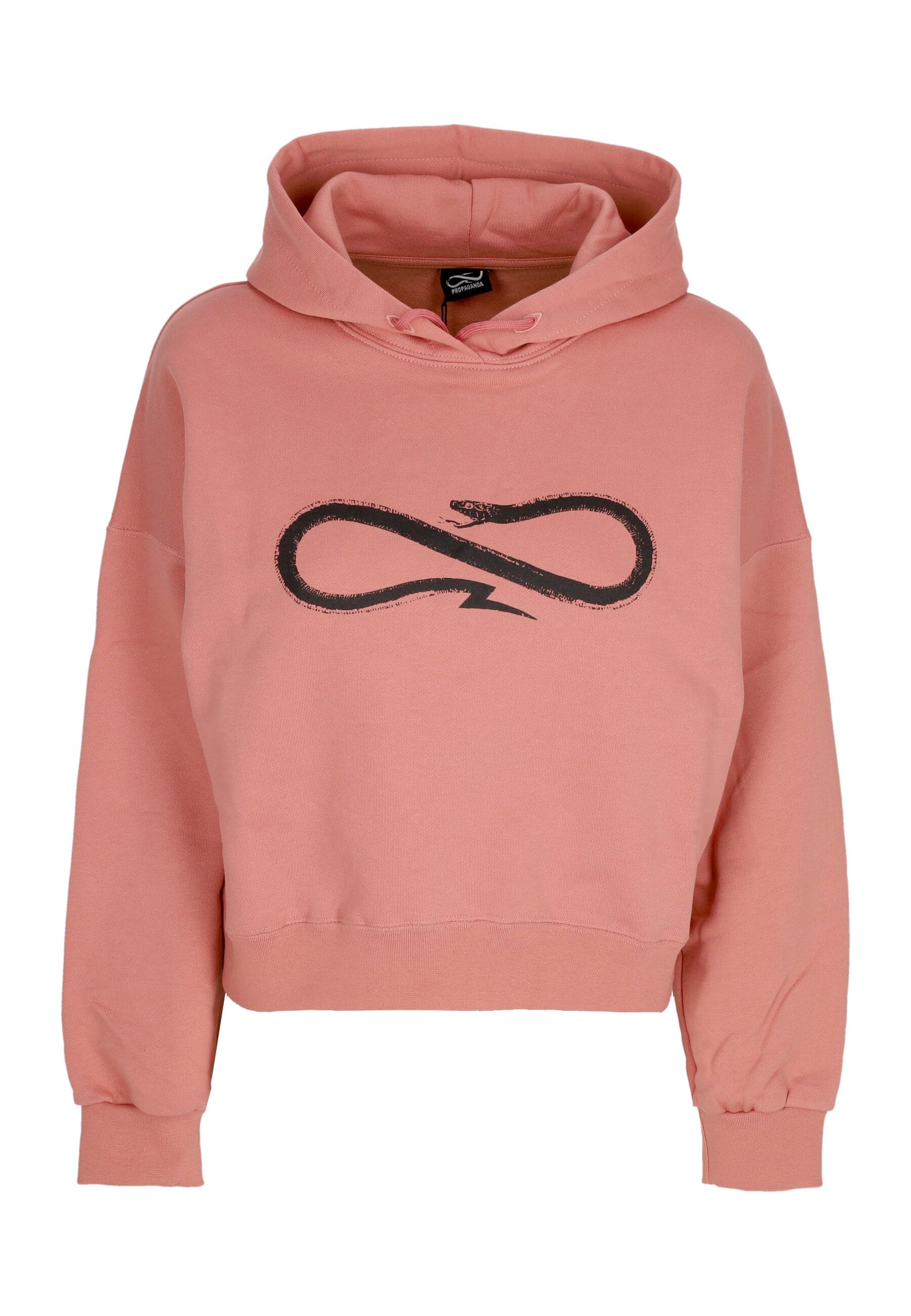 PROPAGANDA Felpa Cappuccio Corta Donna W Woman Logo Croptop Hoodie Clay da donna in Felpe con cappuccio Drestige - Casamassima, commercioVirtuoso.it