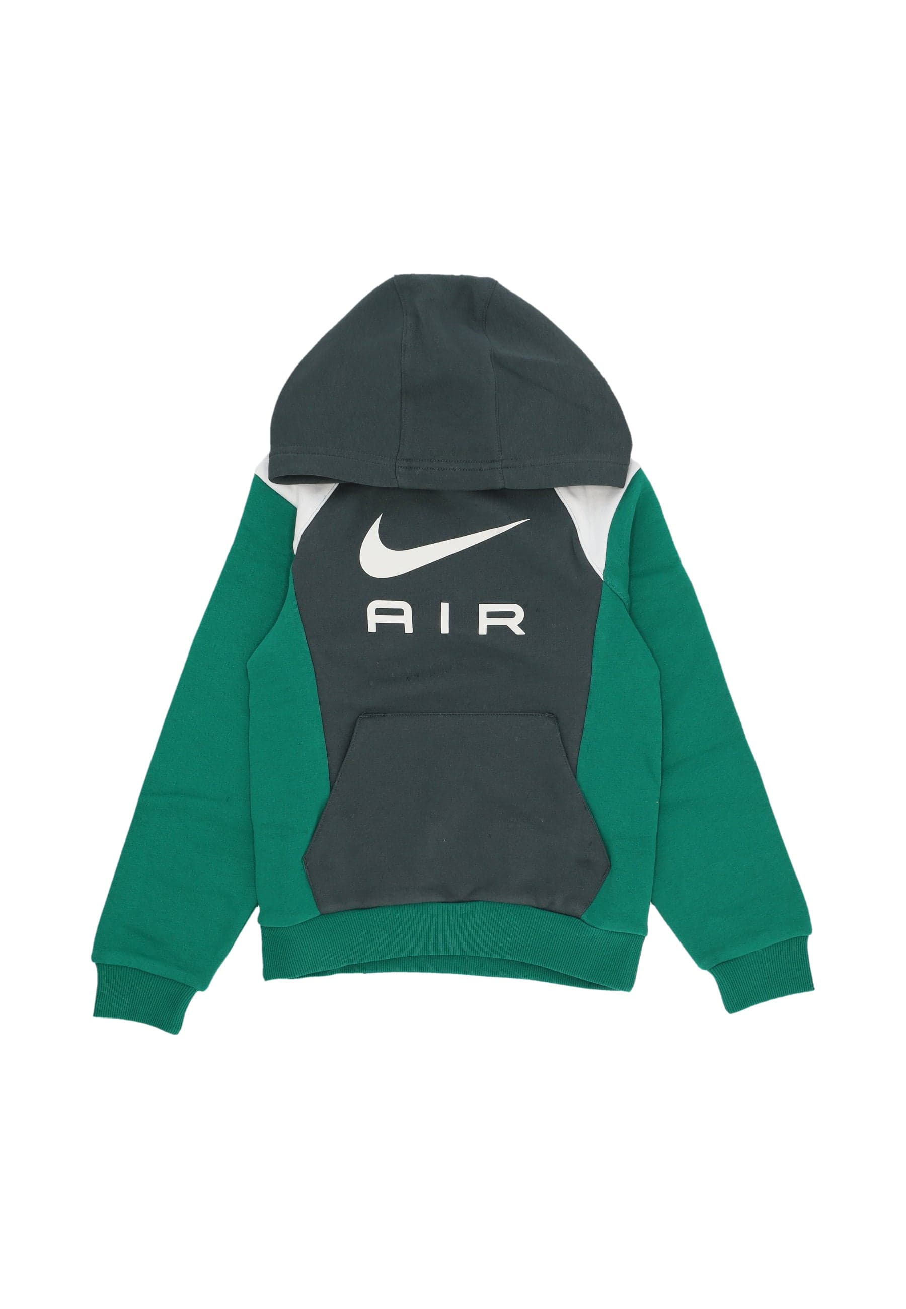 Nike Felpa Cappuccio Ragazzo Air Logo Hoodie Vintage Green/malachite/sail/sail da uomo in Felpe con cappuccio Drestige - Casamassima, commercioVirtuoso.it