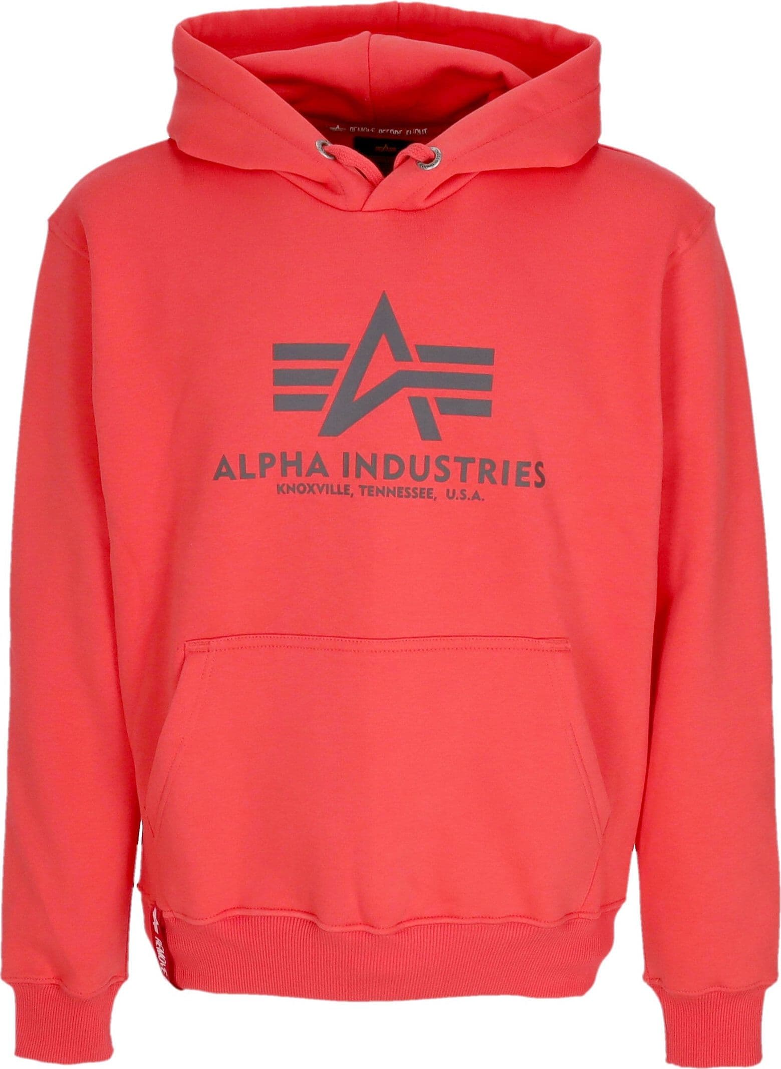 ALPHA INDUSTRIES Felpa Cappuccio Uomo Basic Hoodie Tadiant Red da uomo in Felpe con cappuccio Drestige - Casamassima, commercioVirtuoso.it