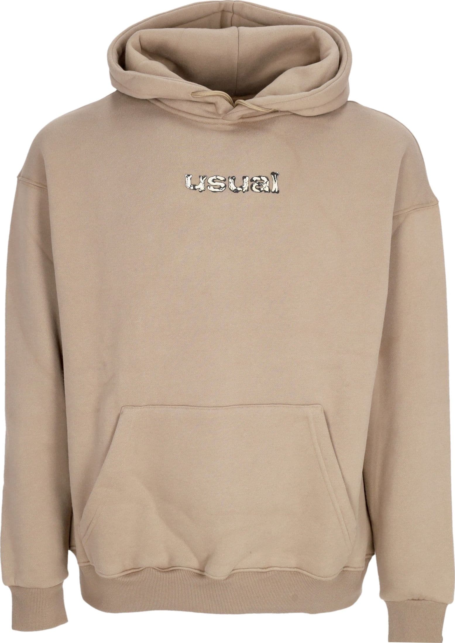 USUAL Felpa Cappuccio Uomo Bones Hoodie Black da uomo in Felpe con cappuccio Drestige - Casamassima, commercioVirtuoso.it