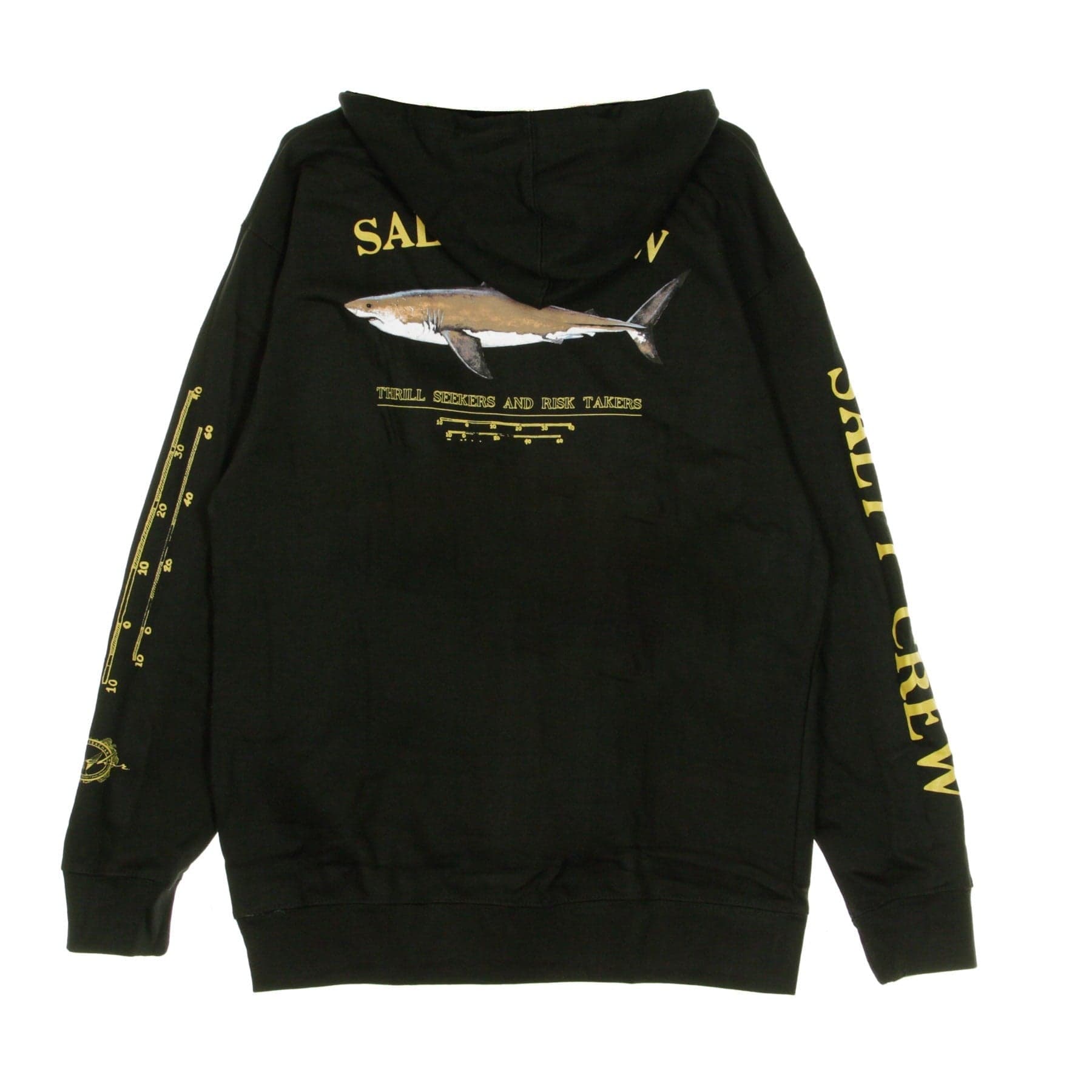SALTY CREW Felpa Cappuccio Uomo Bruce Hood Fleece Black da uomo in Felpe con cappuccio Drestige - Casamassima, commercioVirtuoso.it