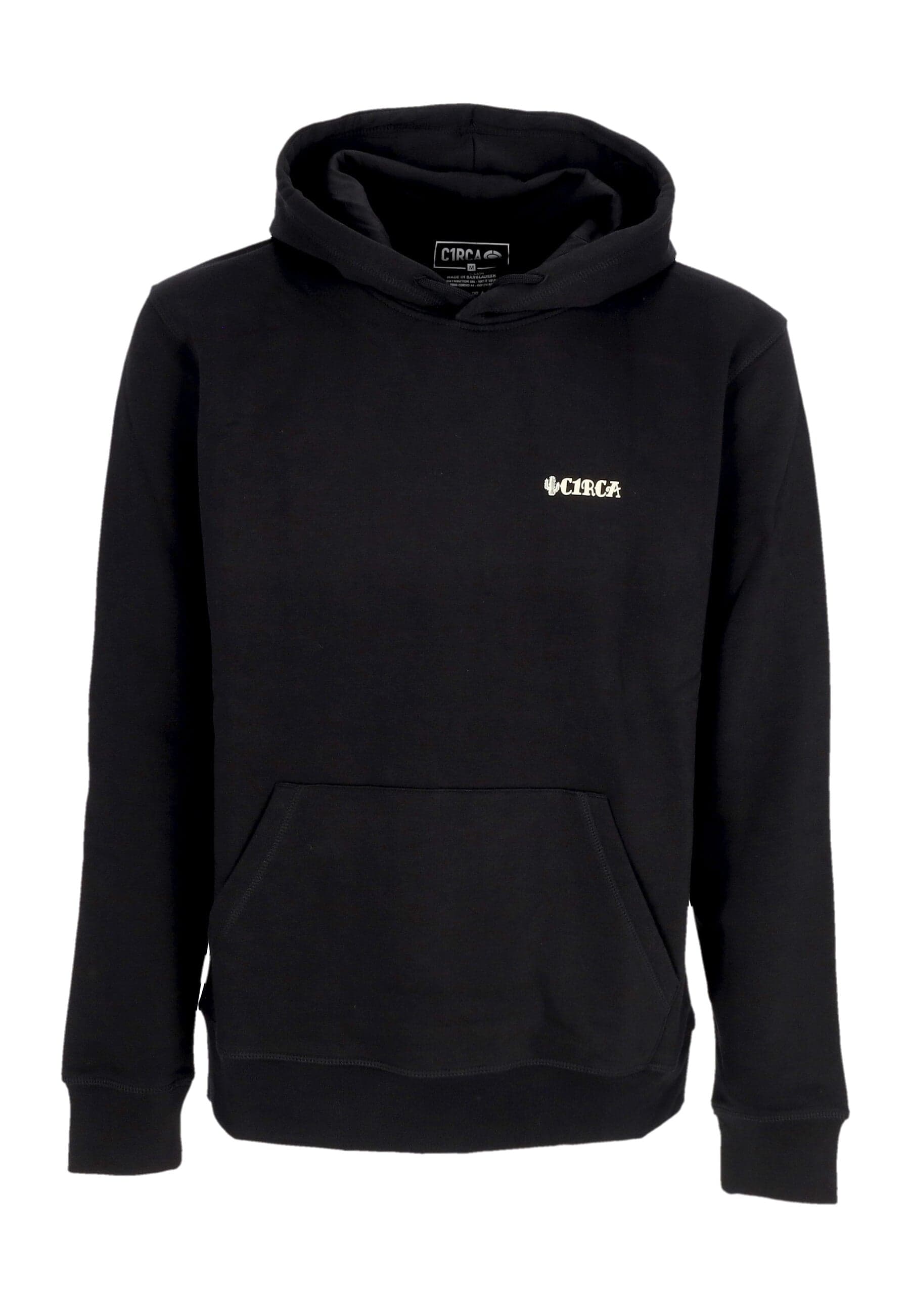 C1RCA Felpa Cappuccio Uomo Cactus State Hoodie Black da uomo in Felpe con cappuccio Drestige - Casamassima, commercioVirtuoso.it