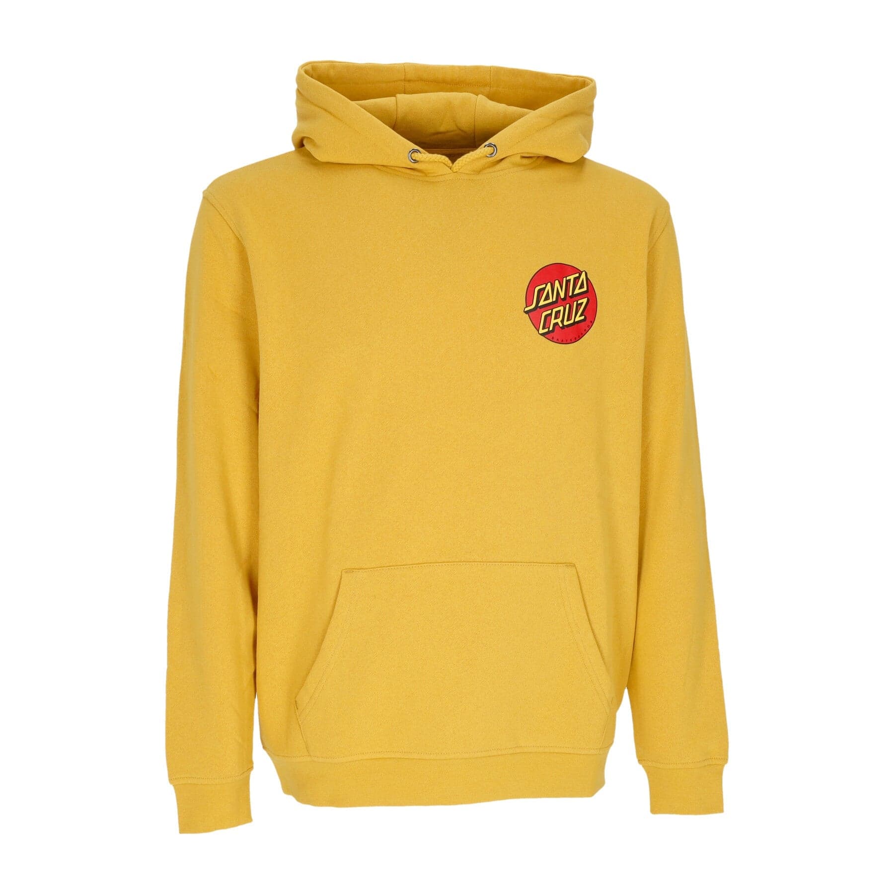 SANTA CRUZ Felpa Cappuccio Uomo Classic Dot Chest Hoodie Old Gold da uomo in Felpe con cappuccio Drestige - Casamassima, commercioVirtuoso.it