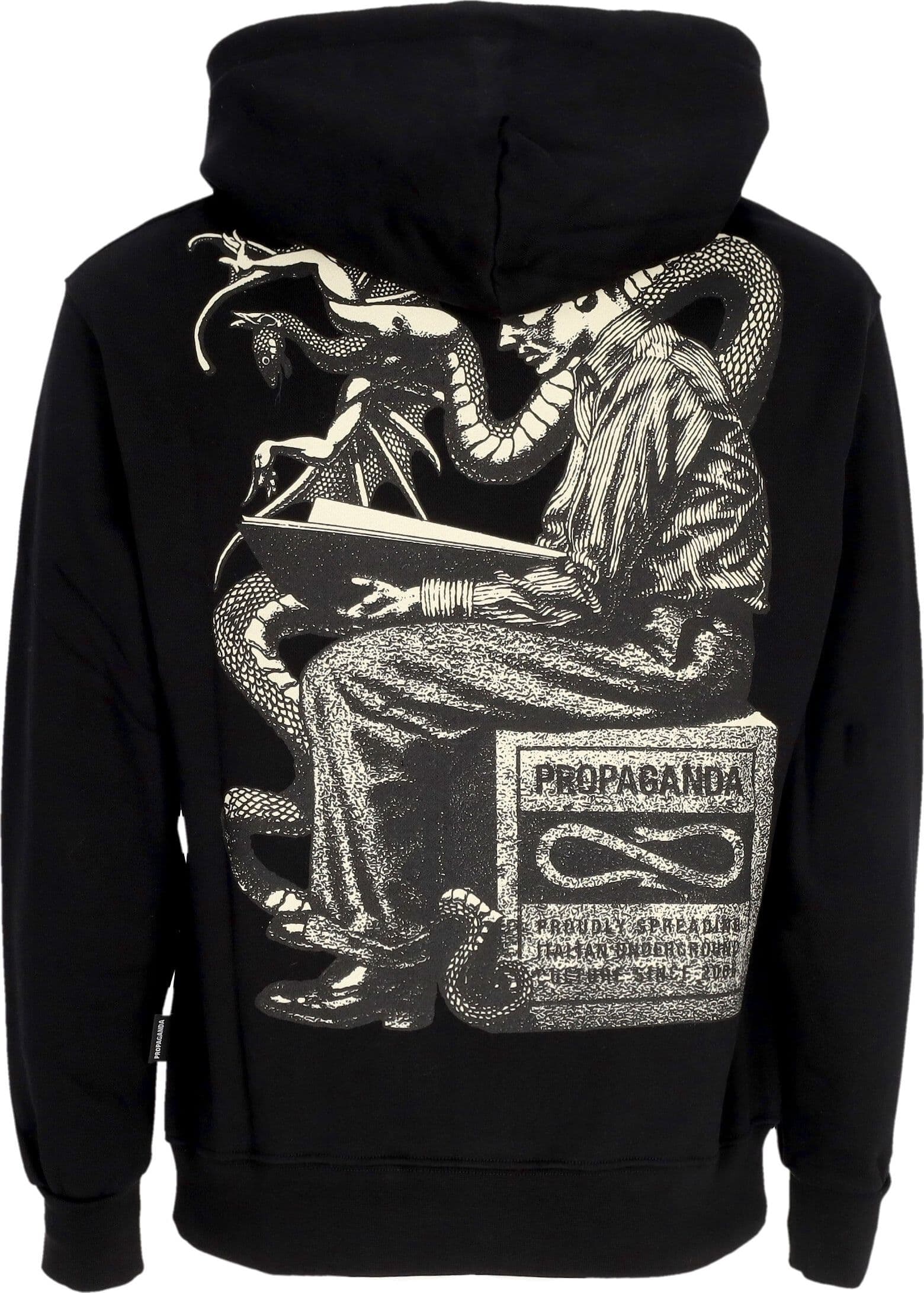 PROPAGANDA Felpa Cappuccio Uomo Dream Hoodie Black da uomo in Felpe con cappuccio Drestige - Casamassima, commercioVirtuoso.it