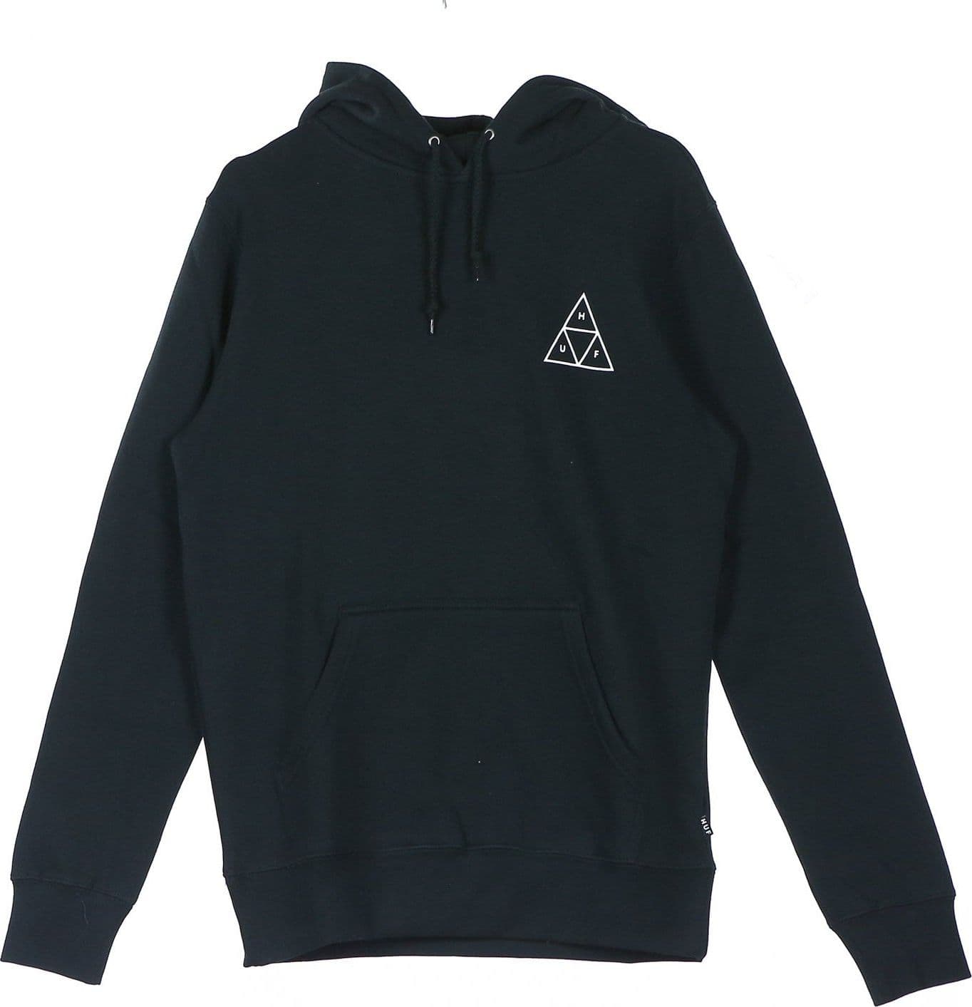 HUF Felpa Cappuccio Uomo Essentials Tt Po Hoodie Black da uomo in Felpe con cappuccio Drestige - Casamassima, commercioVirtuoso.it