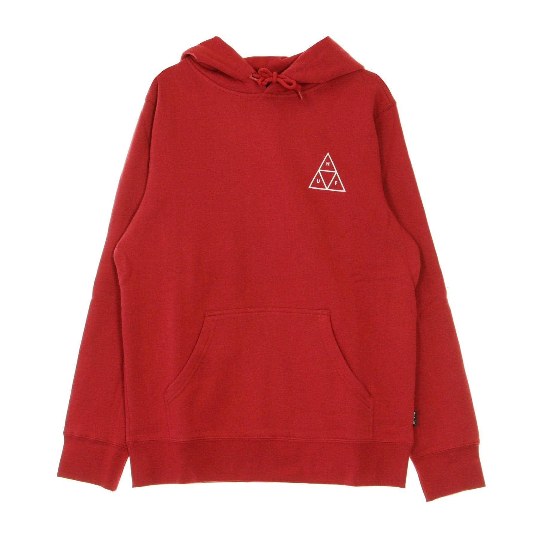 HUF Felpa Cappuccio Uomo Essentials Tt Po Hoodie Rio Red da uomo in Felpe con cappuccio Drestige - Casamassima, commercioVirtuoso.it