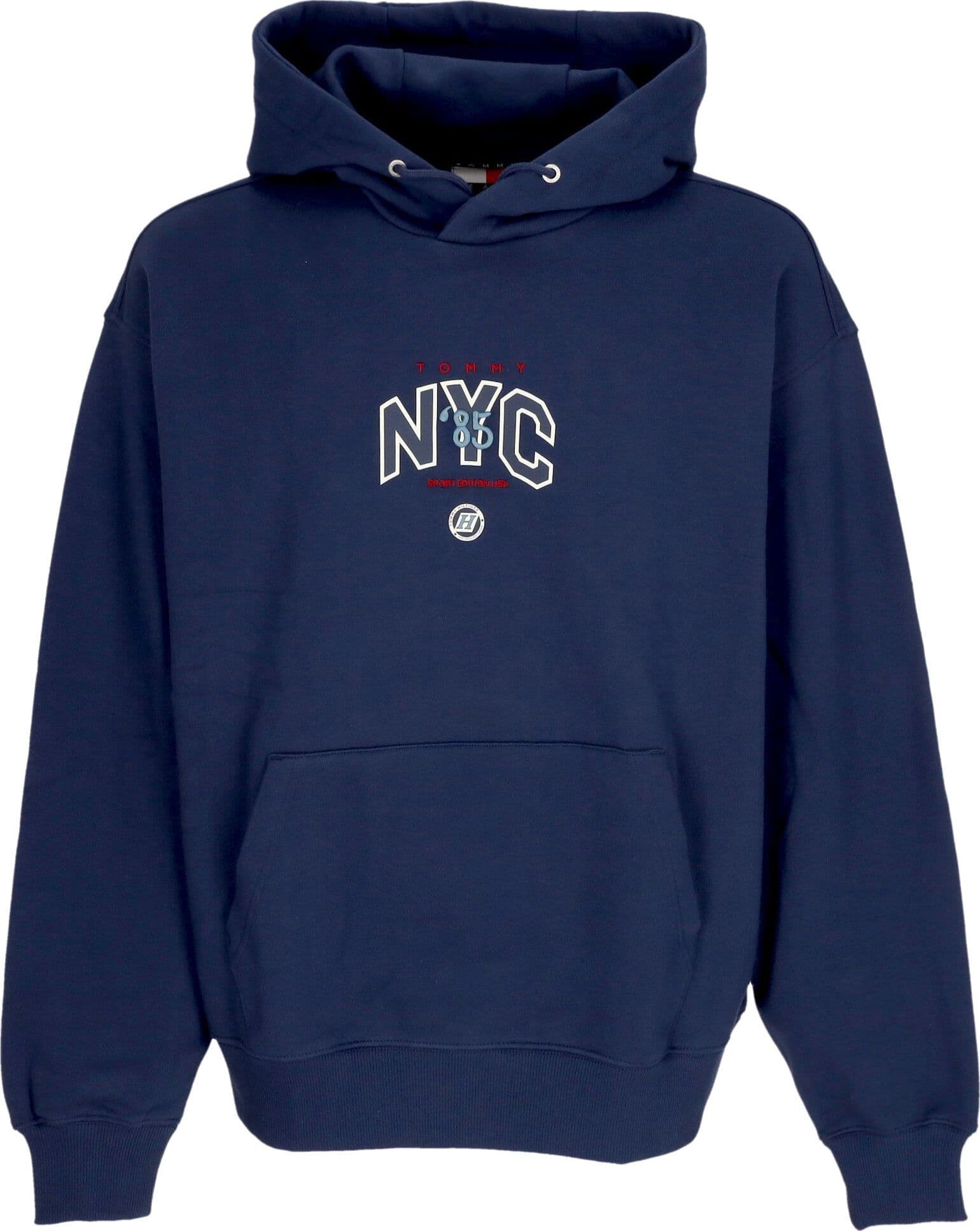 Tommy Hilfiger Felpa Cappuccio Uomo Game Day Logo Hoodie Dark Ink da uomo in Felpe con cappuccio Drestige - Casamassima, commercioVirtuoso.it