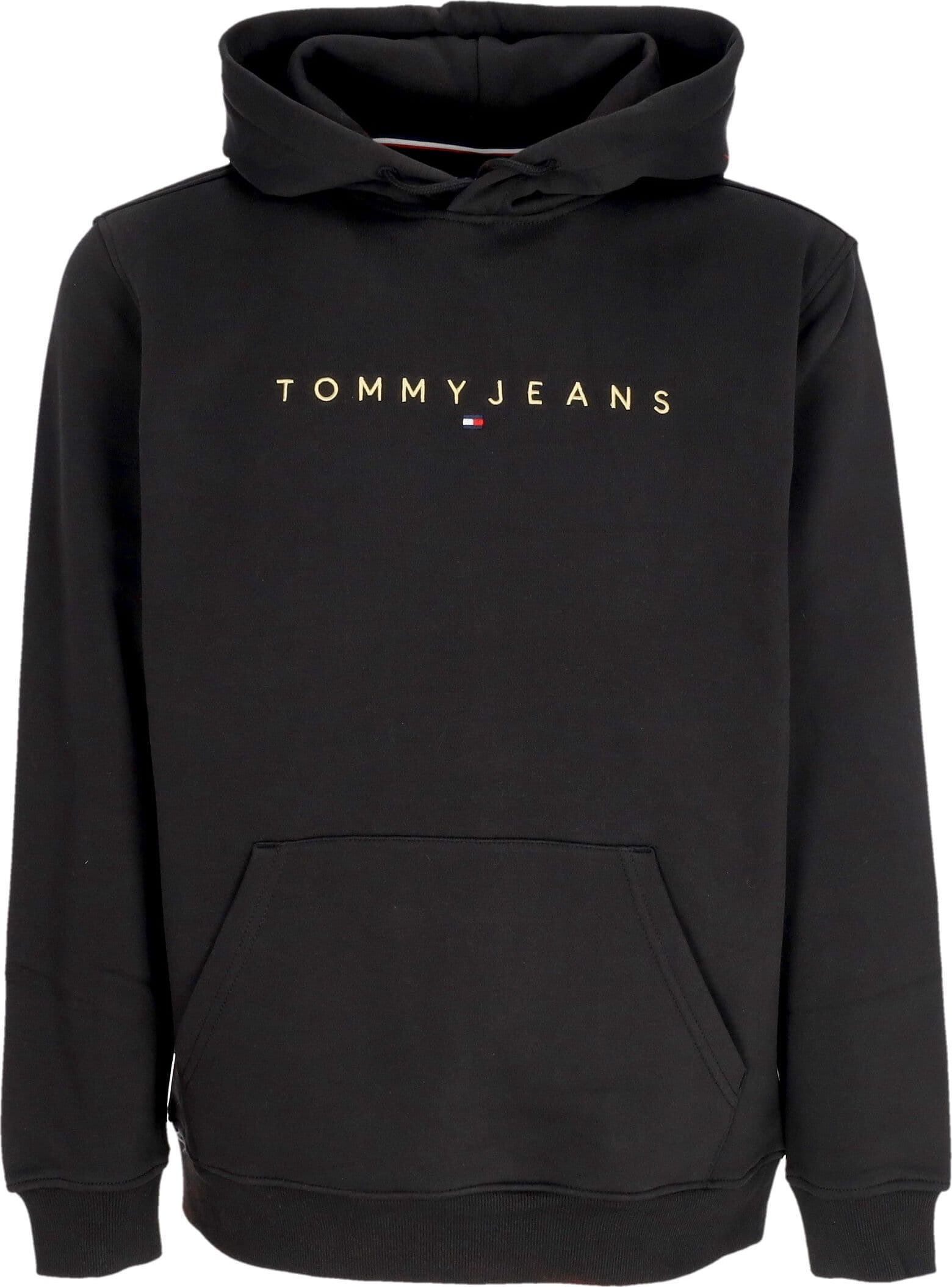 Tommy Hilfiger Felpa Cappuccio Uomo Linear Gold Hoodie Black da uomo in Felpe con cappuccio Drestige - Casamassima, commercioVirtuoso.it
