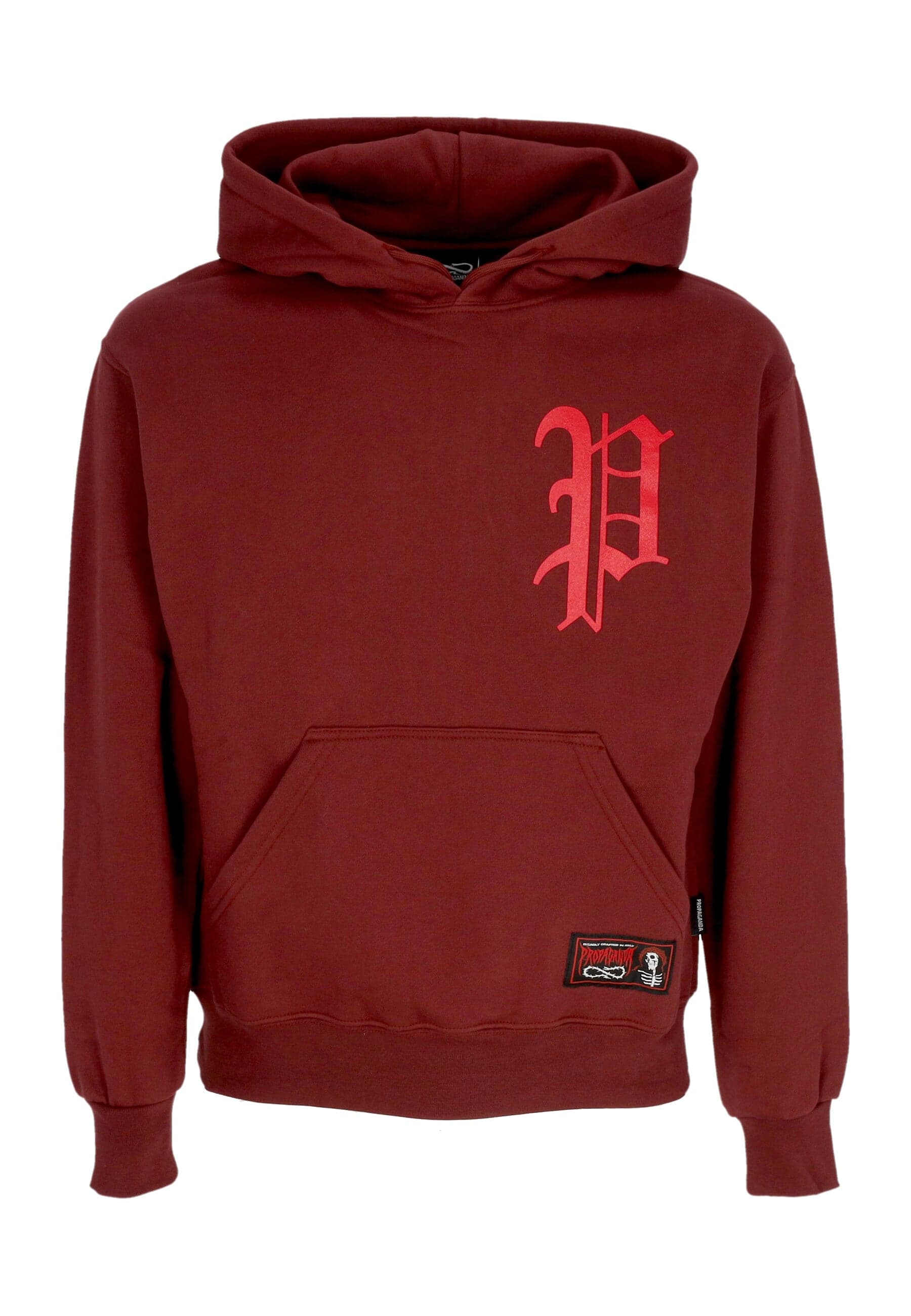 PROPAGANDA Felpa Cappuccio Uomo Misery Hoodie Garnet da uomo in Felpe con cappuccio Drestige - Casamassima, commercioVirtuoso.it