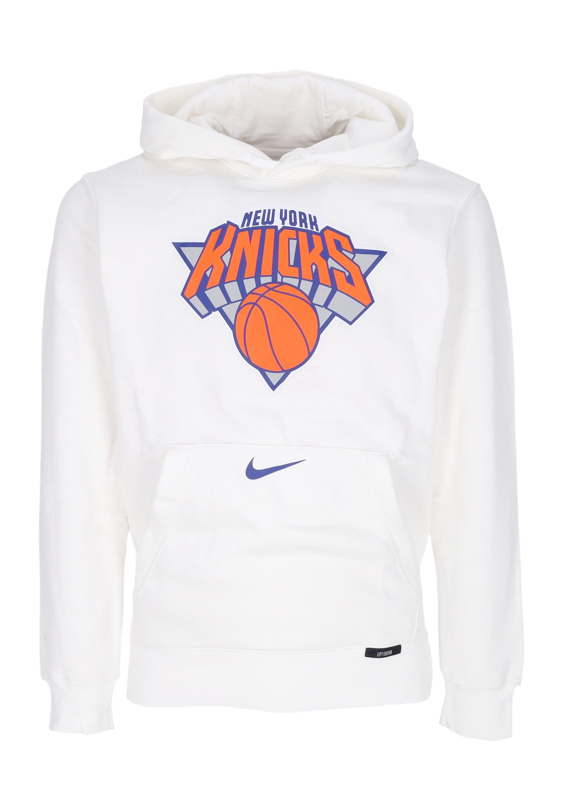NIKE NBA Felpa Cappuccio Uomo Nba City Edition Club Hoodie Neykni White/rush Blue da uomo in Felpe con cappuccio Drestige - Casamassima, commercioVirtuoso.it