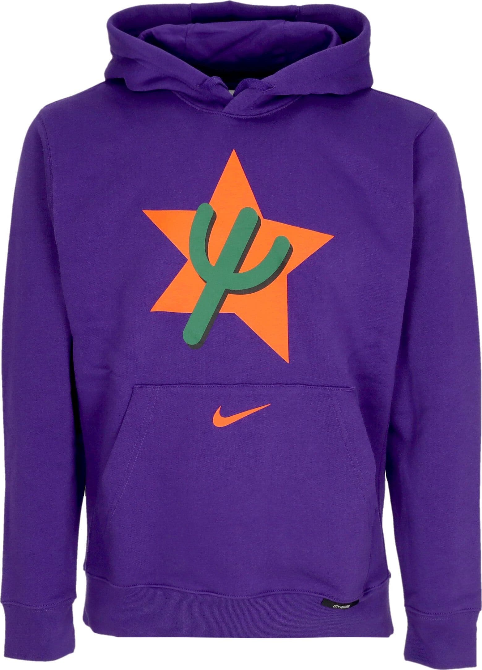 NIKE NBA Felpa Cappuccio Uomo Nba City Edition Club Hoodie Phosun Field Purple/white da uomo in Felpe con cappuccio Drestige - Casamassima, commercioVirtuoso.it