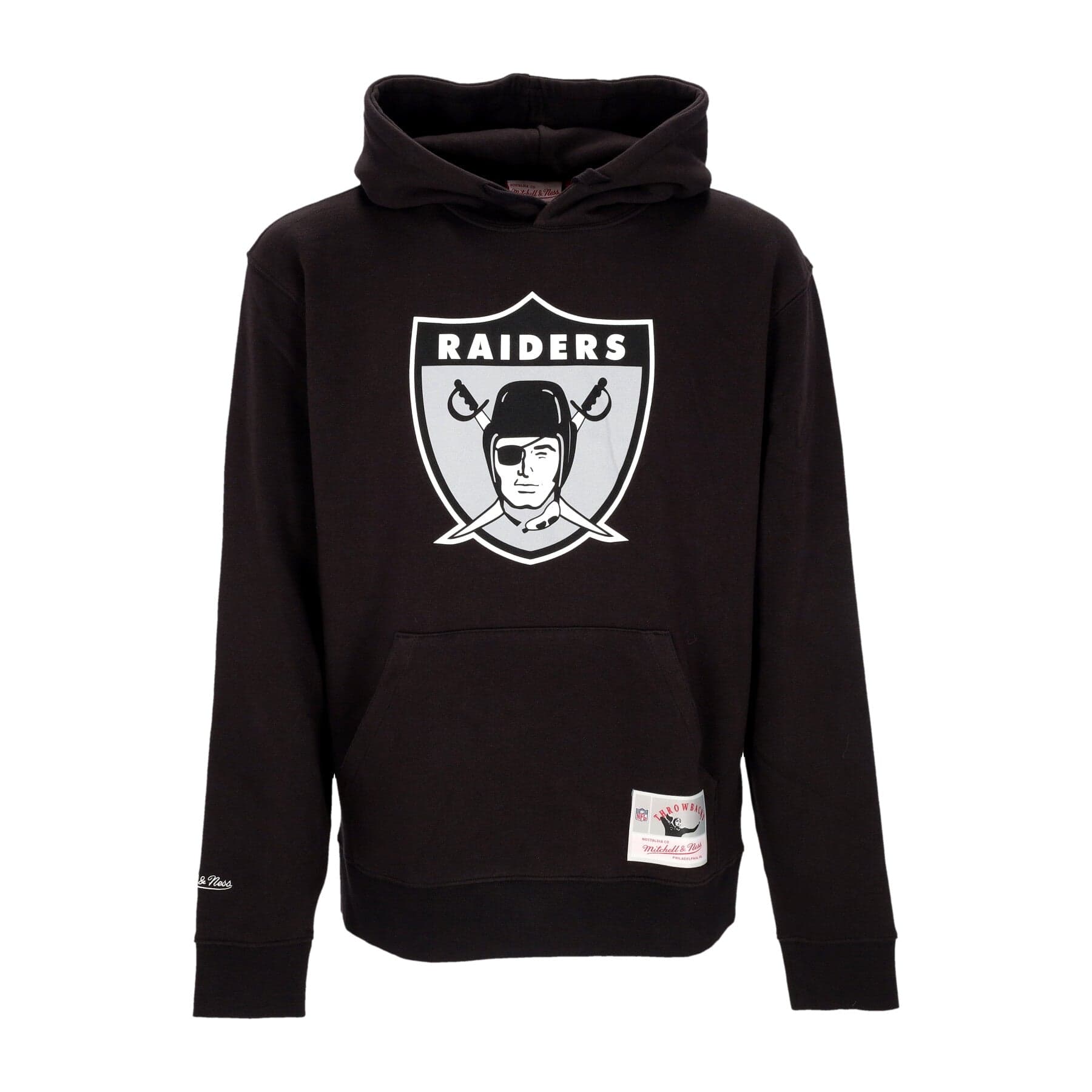MITCHELL & NESS Felpa Cappuccio Uomo Nfl Team Logo Hoodie Upd Oakrai Black da uomo in Felpe con cappuccio Drestige - Casamassima, commercioVirtuoso.it