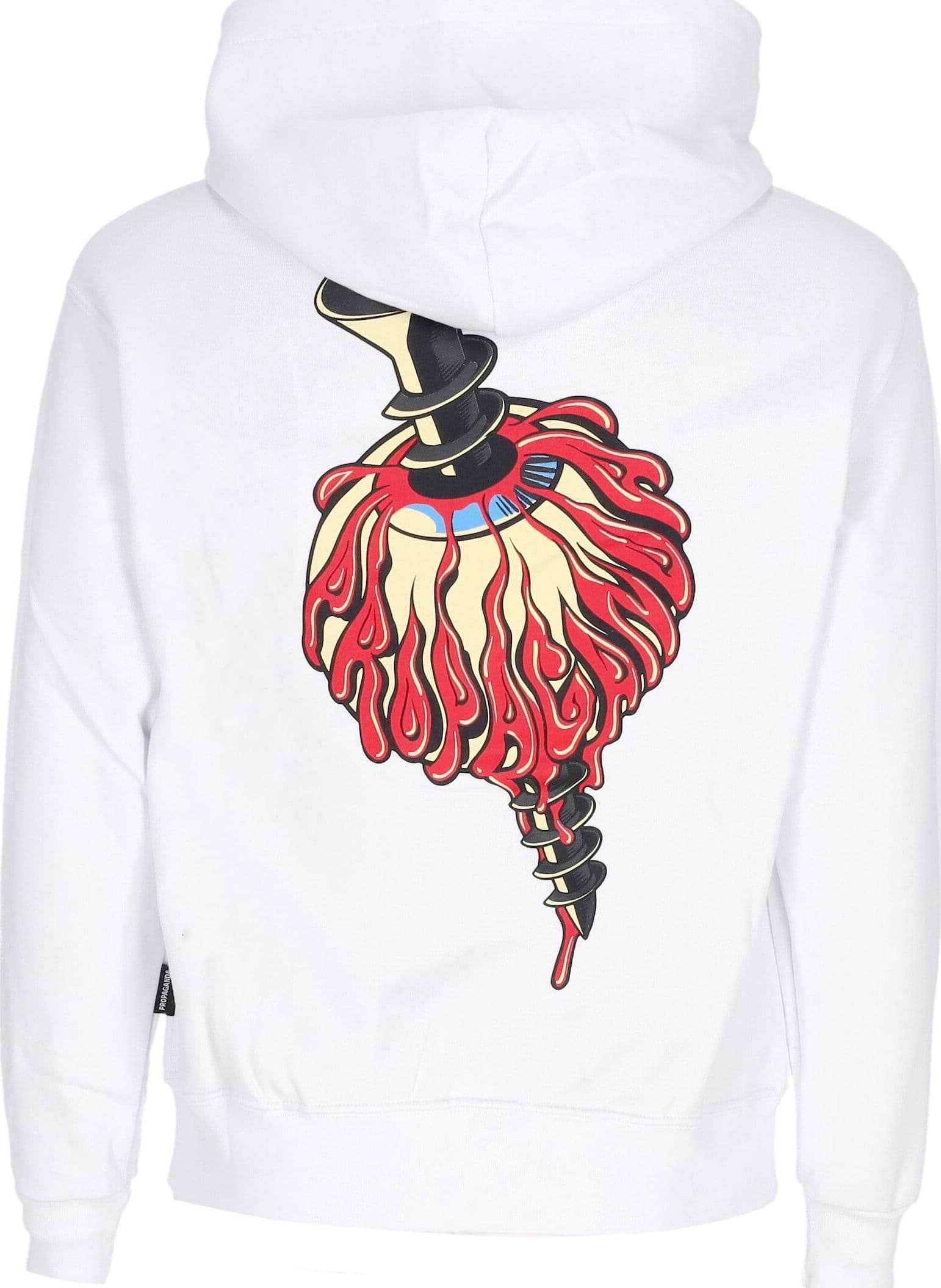 PROPAGANDA Felpa Cappuccio Uomo Screw Hoodie White da uomo in Felpe con cappuccio Drestige - Casamassima, commercioVirtuoso.it