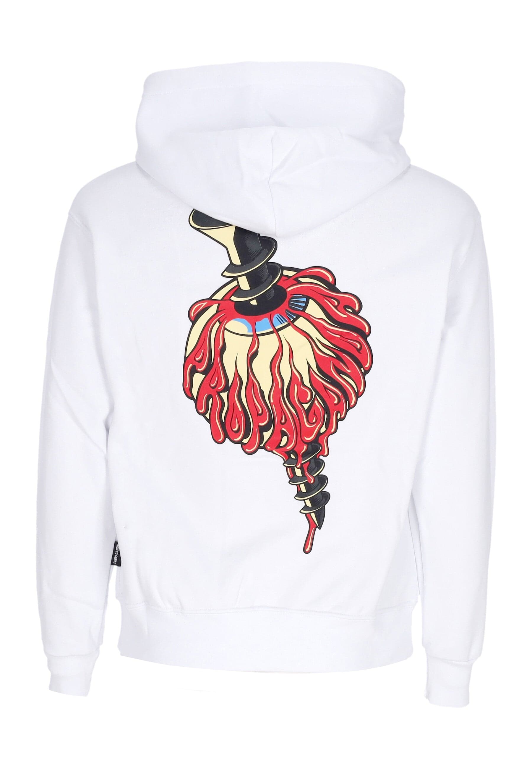PROPAGANDA Felpa Cappuccio Uomo Screw Hoodie White da uomo in Felpe con cappuccio Drestige - Casamassima, commercioVirtuoso.it