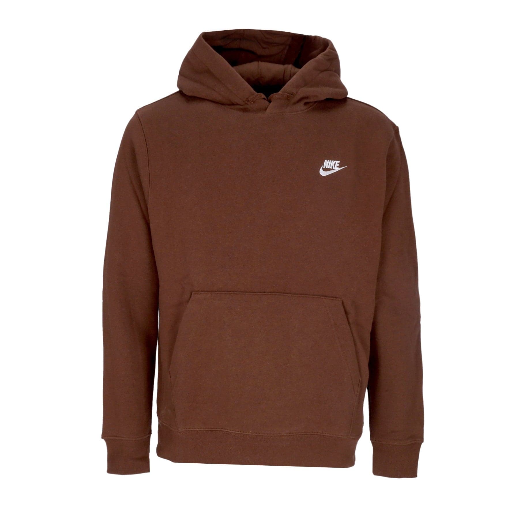 Nike Felpa Cappuccio Uomo Sportswear Club Fleece Hoodie Cacao Wow/cacao Wow/white da uomo in Felpe con cappuccio Drestige - Casamassima, commercioVirtuoso.it