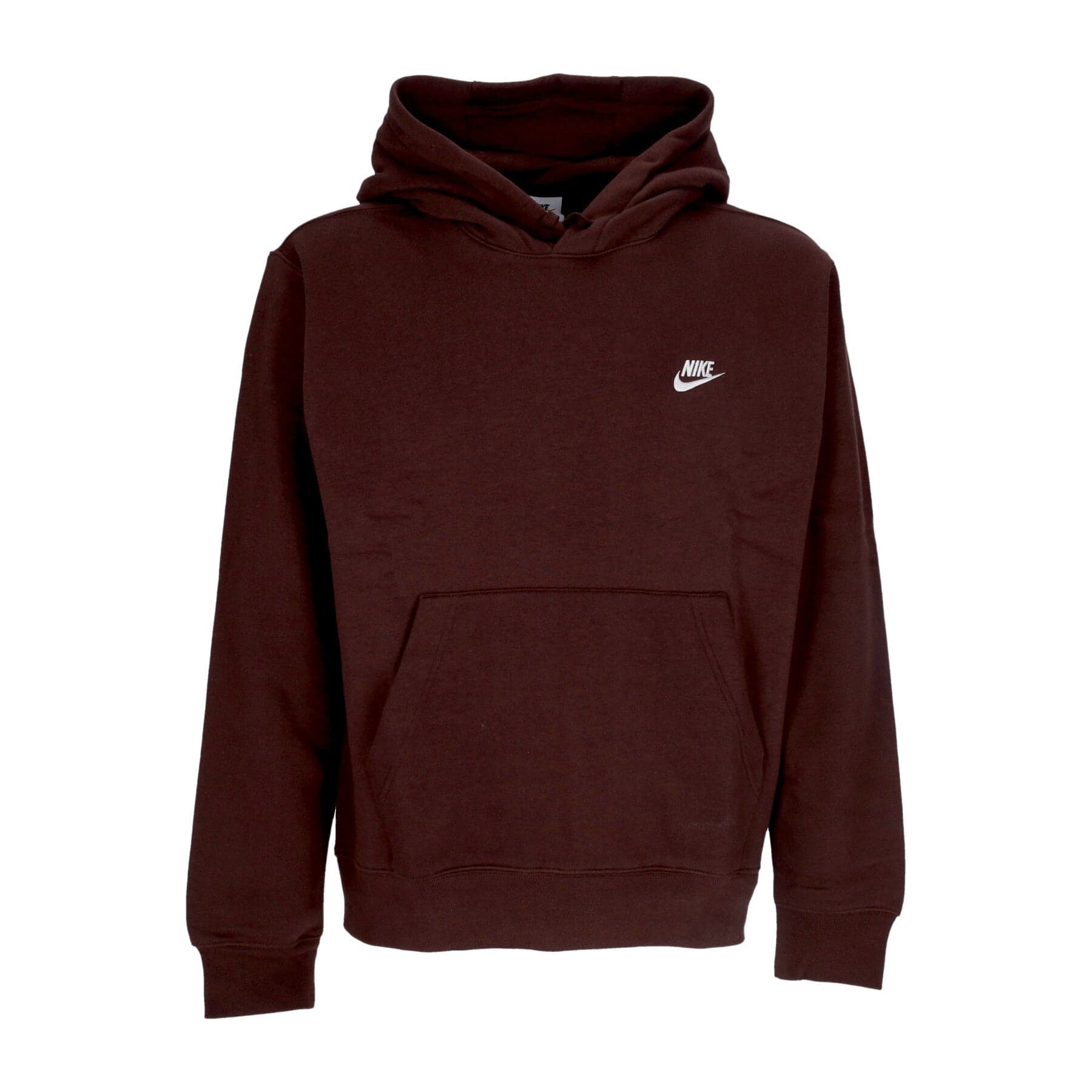 Nike Felpa Cappuccio Uomo Sportswear Club Fleece Hoodie Earth/earth/white da uomo in Felpe con cappuccio Drestige - Casamassima, commercioVirtuoso.it