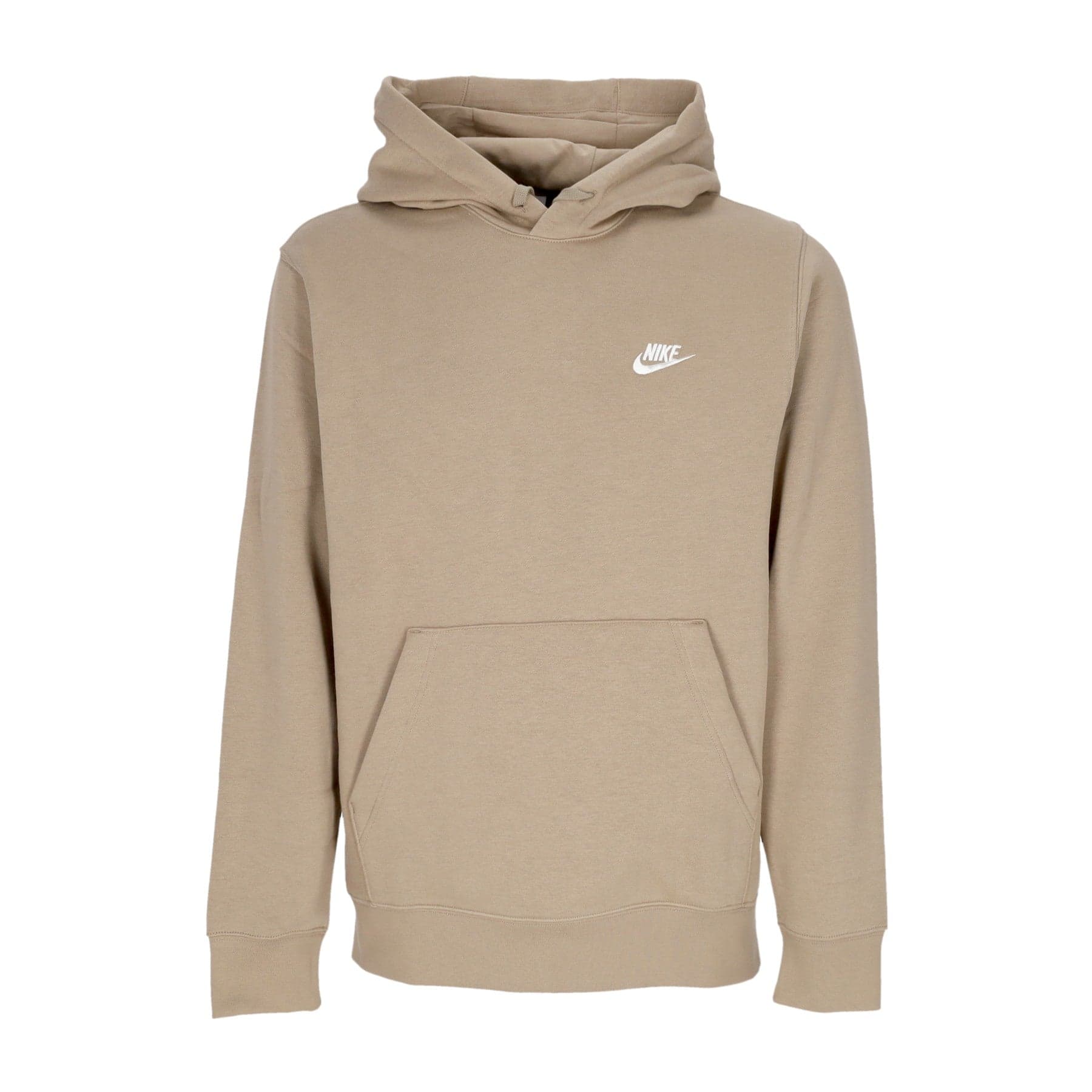 Nike Felpa Cappuccio Uomo Sportswear Club Fleece Hoodie Khaki/khaki/white da uomo in Felpe con cappuccio Drestige - Casamassima, commercioVirtuoso.it