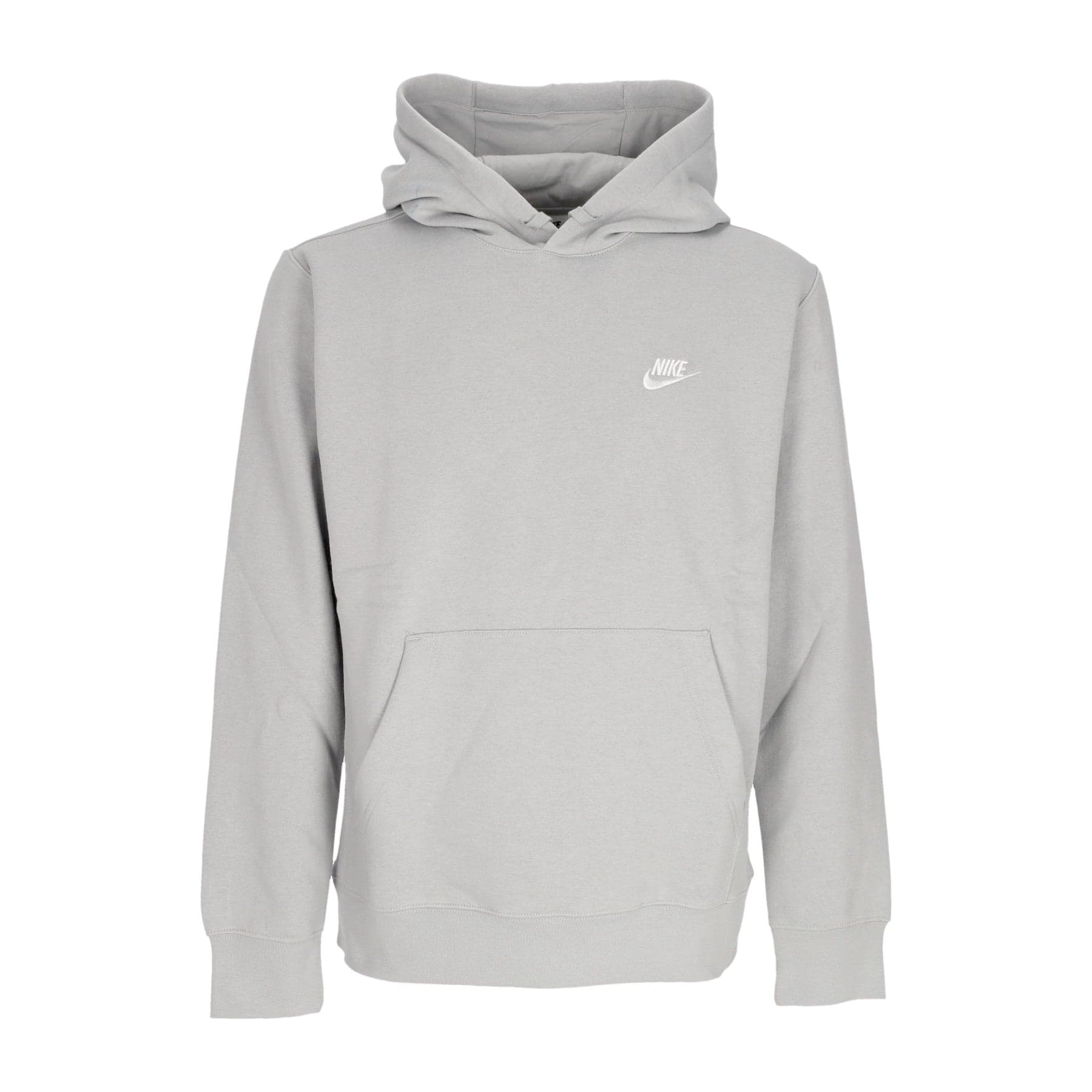 Nike Felpa Cappuccio Uomo Sportswear Club Fleece Hoodie Lt Smoke Grey/lt Smoke Grey/white da uomo in Felpe con cappuccio Drestige - Casamassima, commercioVirtuoso.it