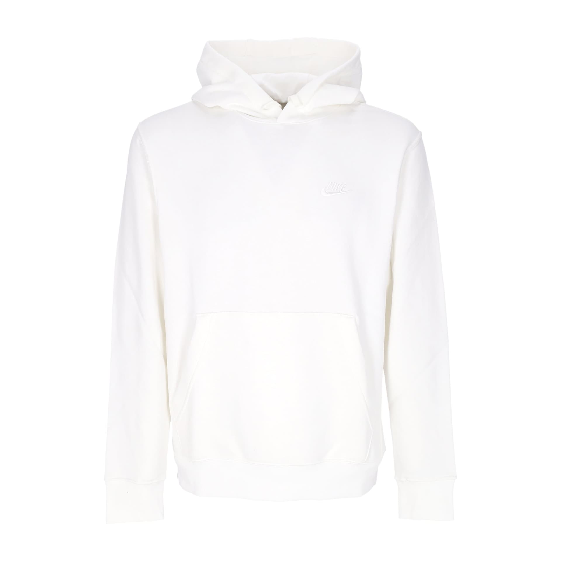 Nike Felpa Cappuccio Uomo Sportswear Club Fleece Hoodie Sail/sail/white da uomo in Felpe con cappuccio Drestige - Casamassima, commercioVirtuoso.it