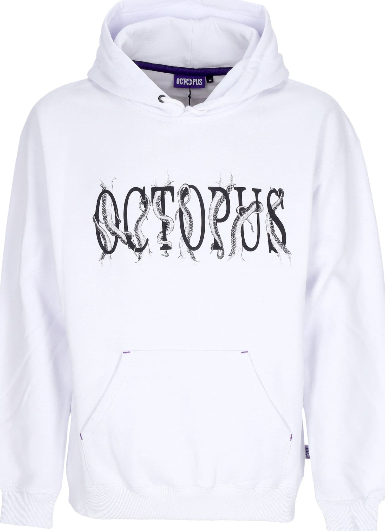 OCTOPUS Felpa Cappuccio Uomo Tentacles Logo Hoodie White da uomo in Felpe con cappuccio Drestige - Casamassima, commercioVirtuoso.it