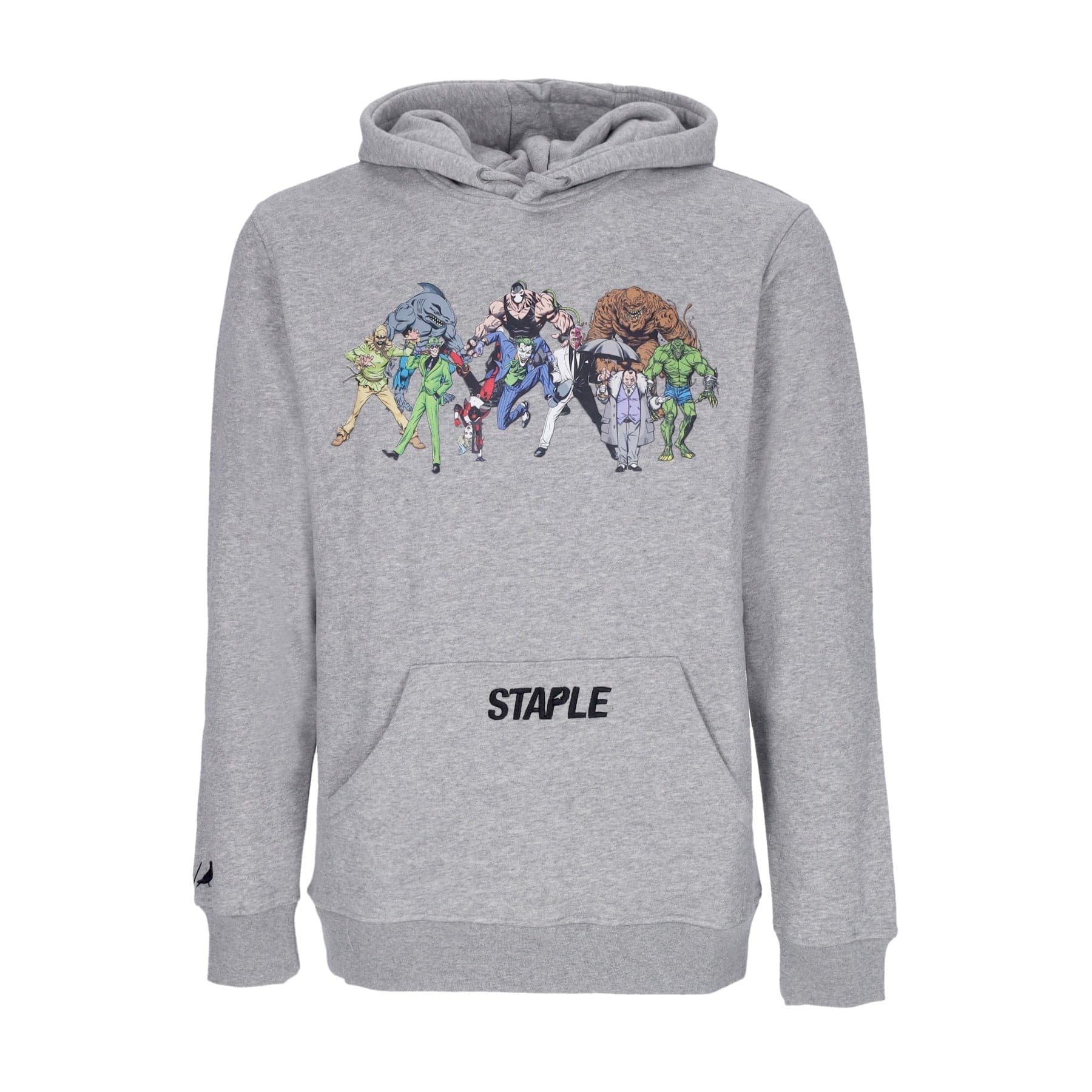 STAPLE Felpa Cappuccio Uomo Villains Graphic Hoodie X Batman Grey Heather da uomo in Felpe con cappuccio Drestige - Casamassima, commercioVirtuoso.it