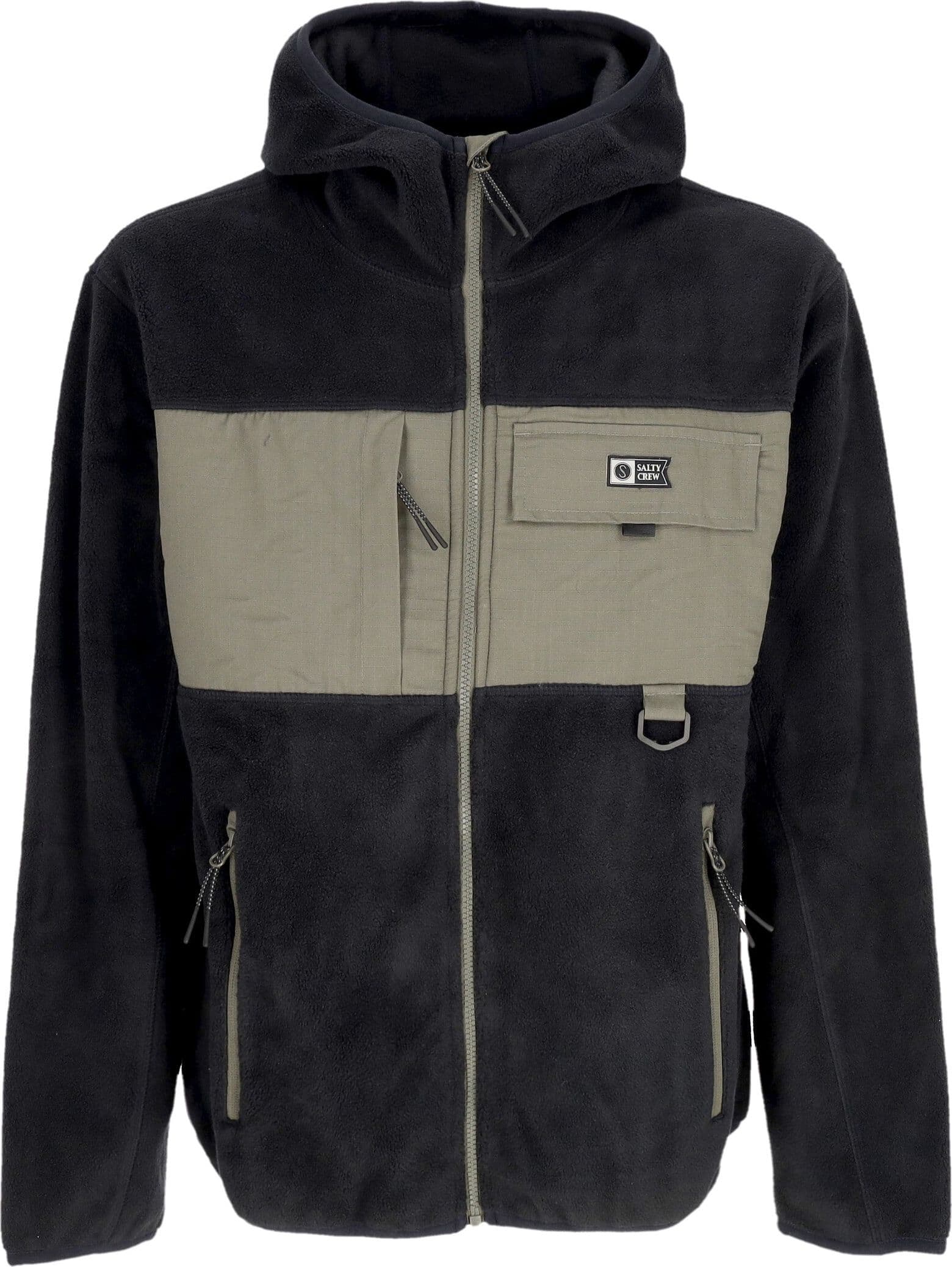 SALTY CREW Felpa Cappuccio Zip Uomo Tundra Polar Fleece Hoodie Black da uomo in Felpe con cappuccio Drestige - Casamassima, commercioVirtuoso.it