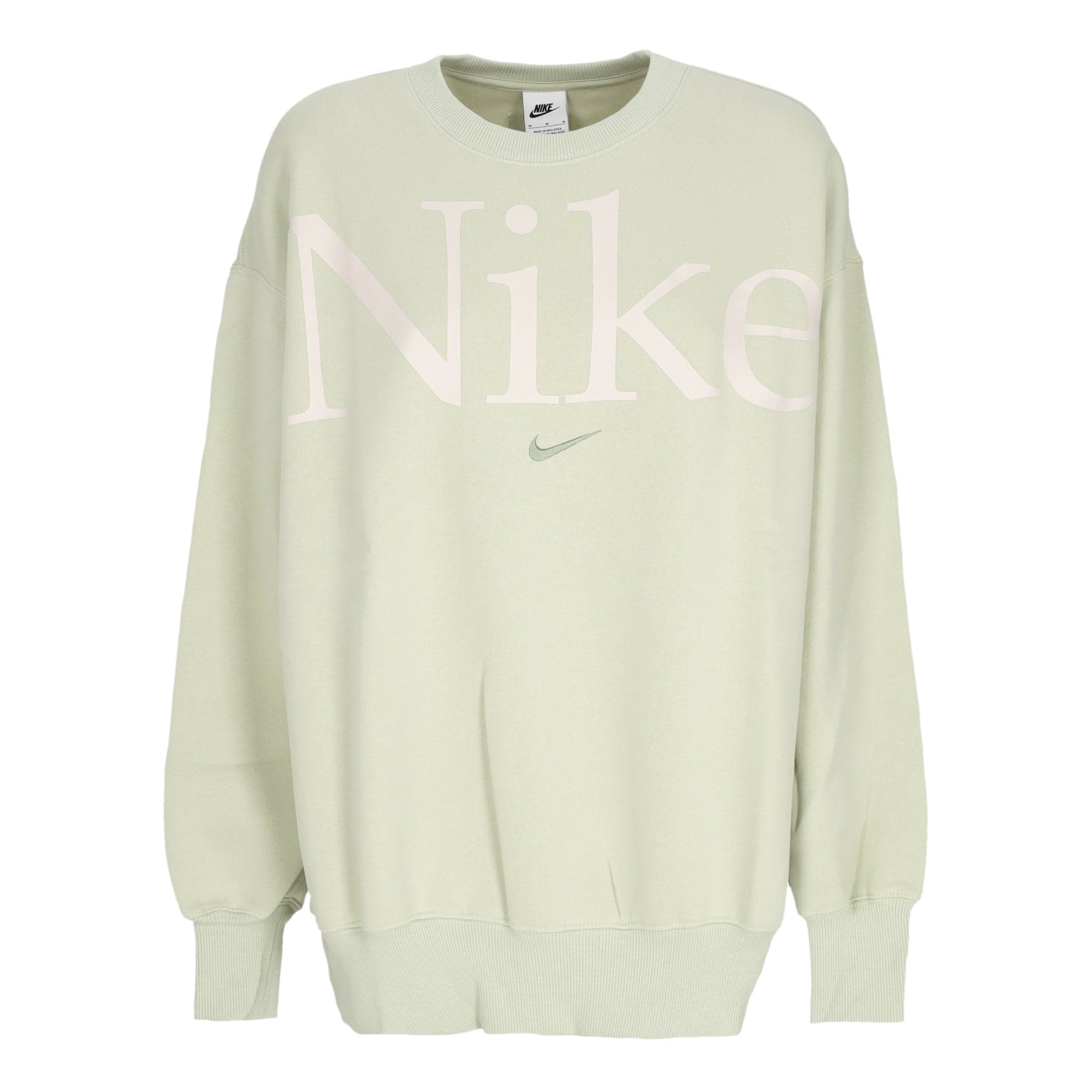 Nike Felpa Girocollo Donna W Sportswear Phoenix Fleece Oversized Logo Crewneck Olive Aura/lt Orewood Brn/oil Green da donna in Felpe senza cappuccio Drestige - Casamassima, commercioVirtuoso.it