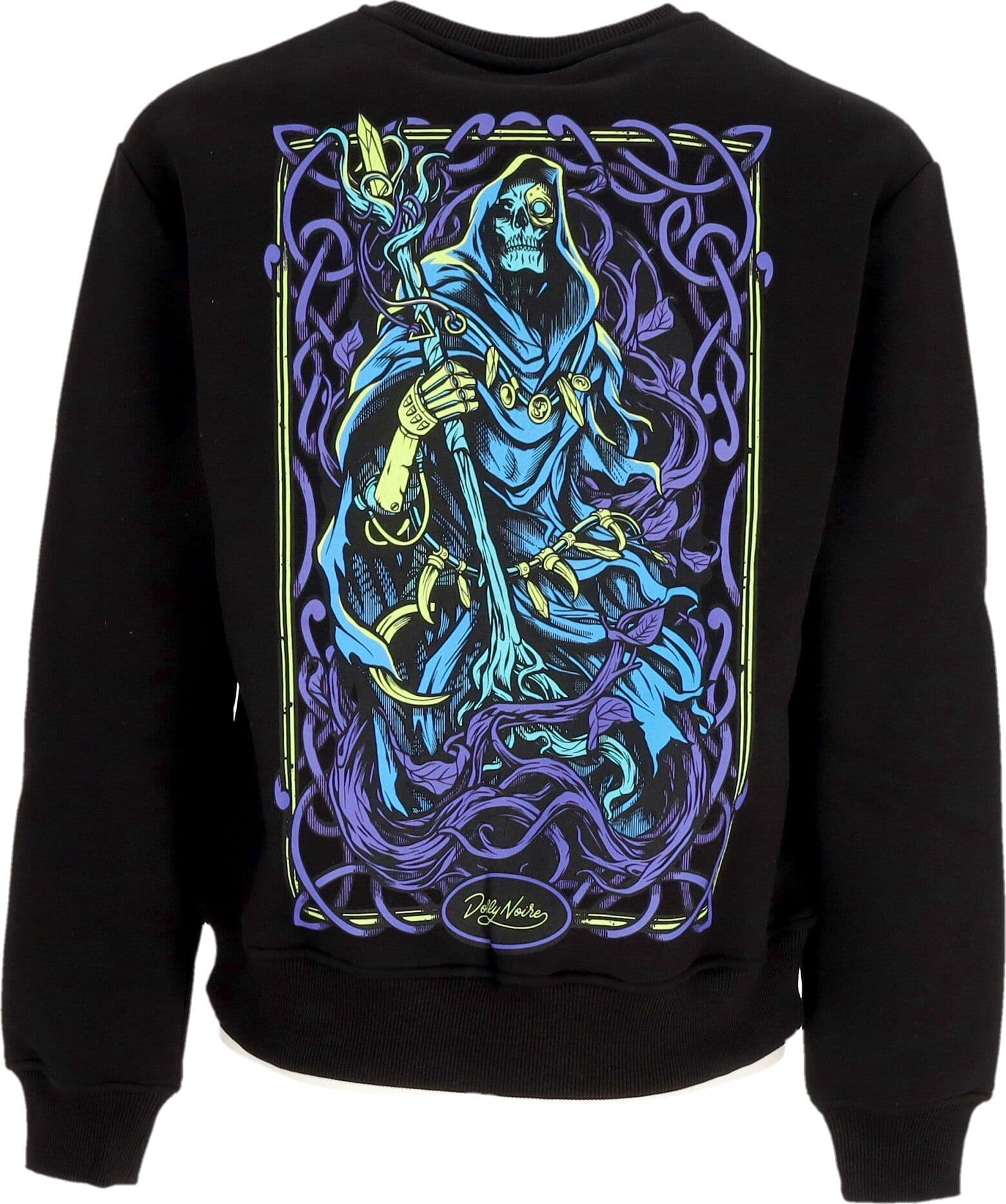 DOLLY NOIRE Felpa Girocollo Uomo Cyber Druid Crewneck Black da uomo in Felpe senza cappuccio Drestige - Casamassima, commercioVirtuoso.it