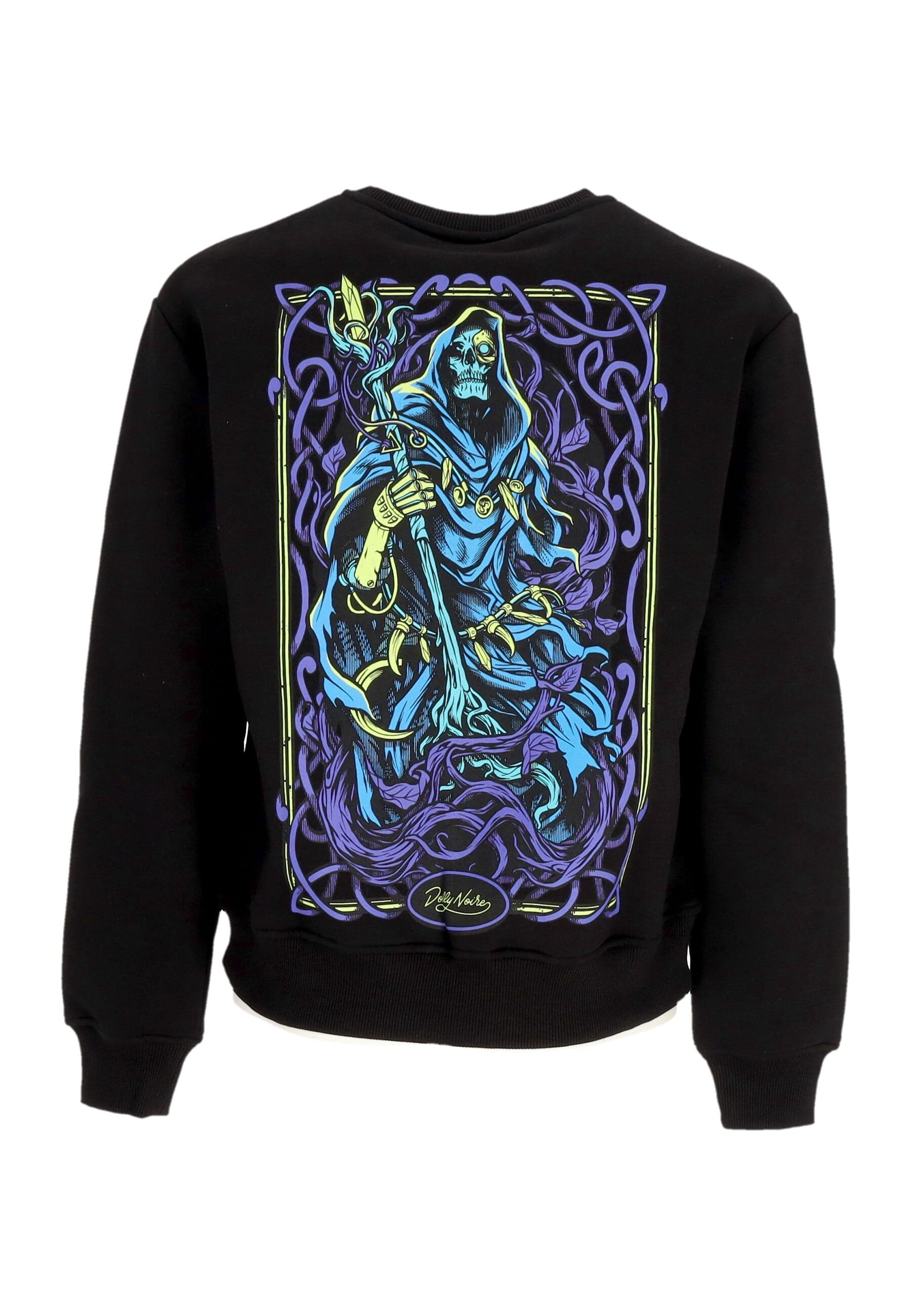 DOLLY NOIRE Felpa Girocollo Uomo Cyber Druid Crewneck Black da uomo in Felpe senza cappuccio Drestige - Casamassima, commercioVirtuoso.it