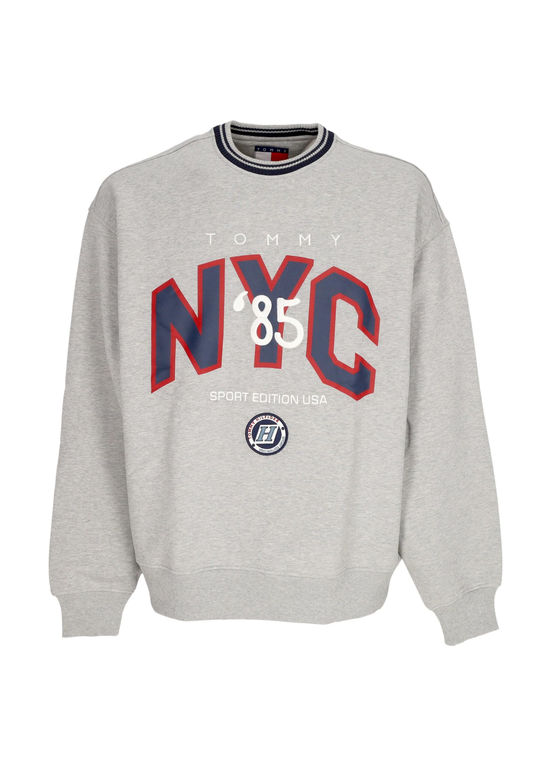 Tommy Hilfiger Felpa Girocollo Uomo Game Day Nyc Crew Lt Grey Heather da uomo in Felpe senza cappuccio Drestige - Casamassima, commercioVirtuoso.it