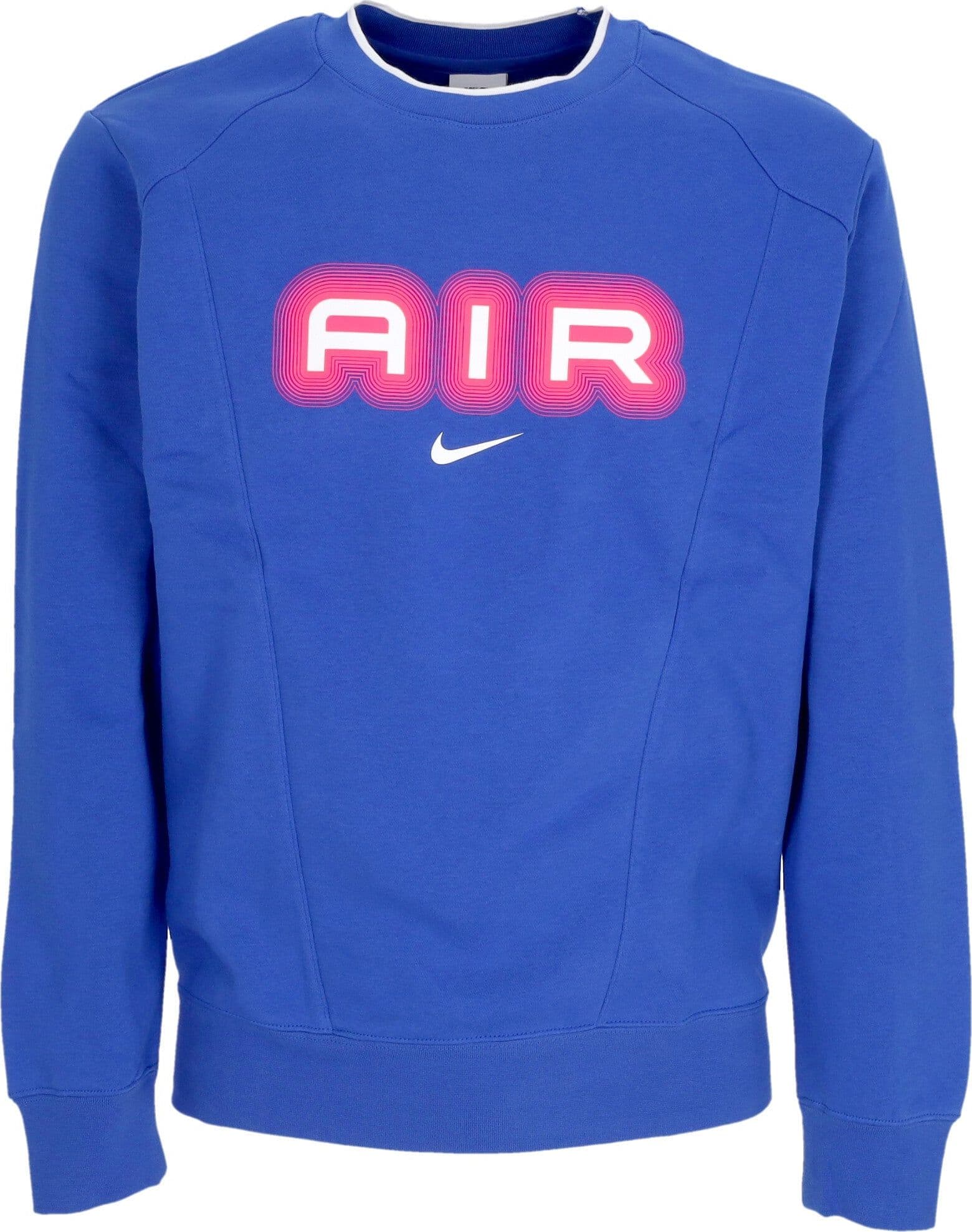 Nike Felpa Girocollo Uomo Sportswear Air Fleece Crewneck Game Royal/hyper Pink da uomo in Felpe con cappuccio Drestige - Casamassima, commercioVirtuoso.it