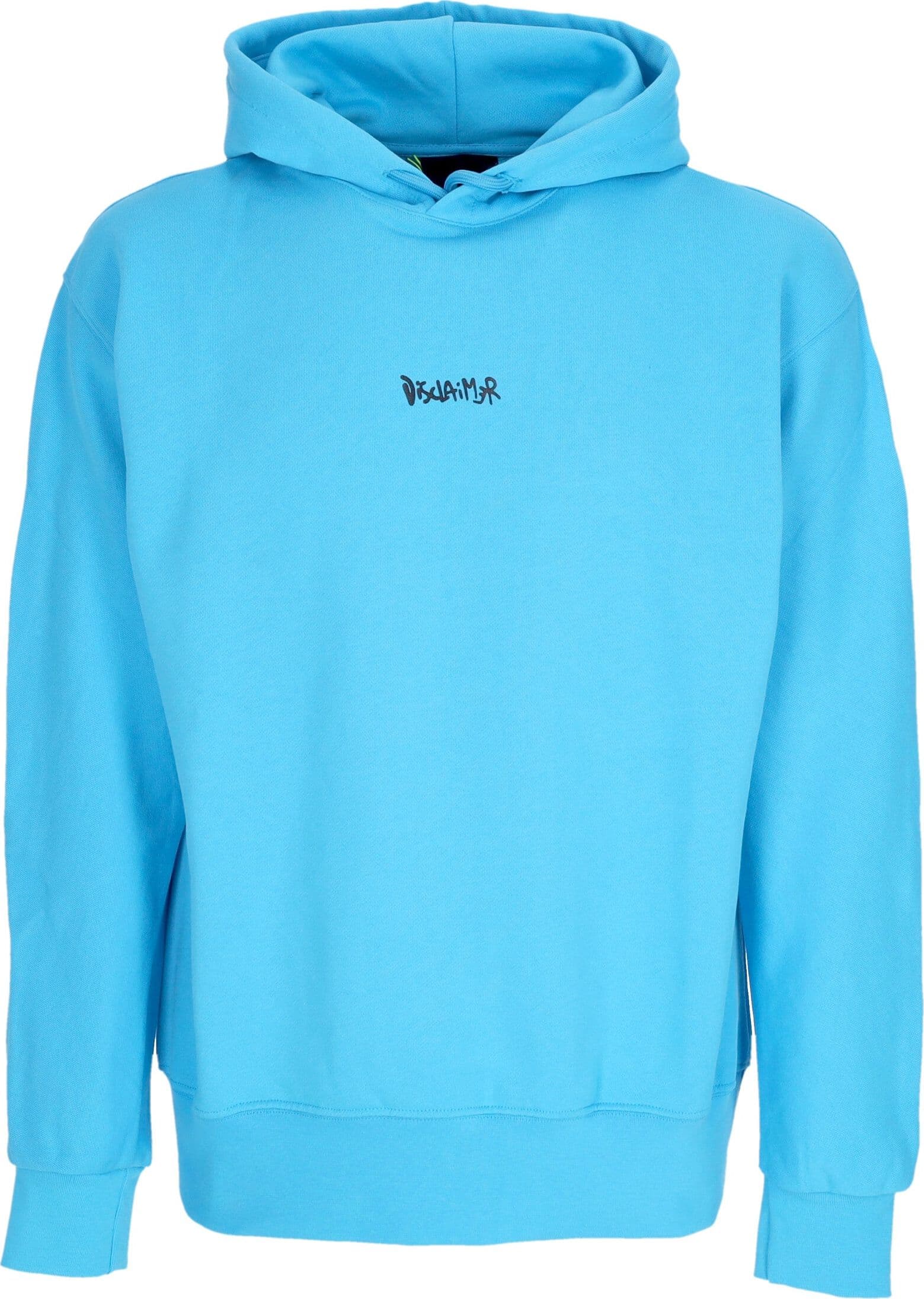 DISCLAIMER Felpa Leggera Cappuccio Uomo Logo Hoodie Turquoise/st. Black da uomo in Felpe con cappuccio Drestige - Casamassima, commercioVirtuoso.it