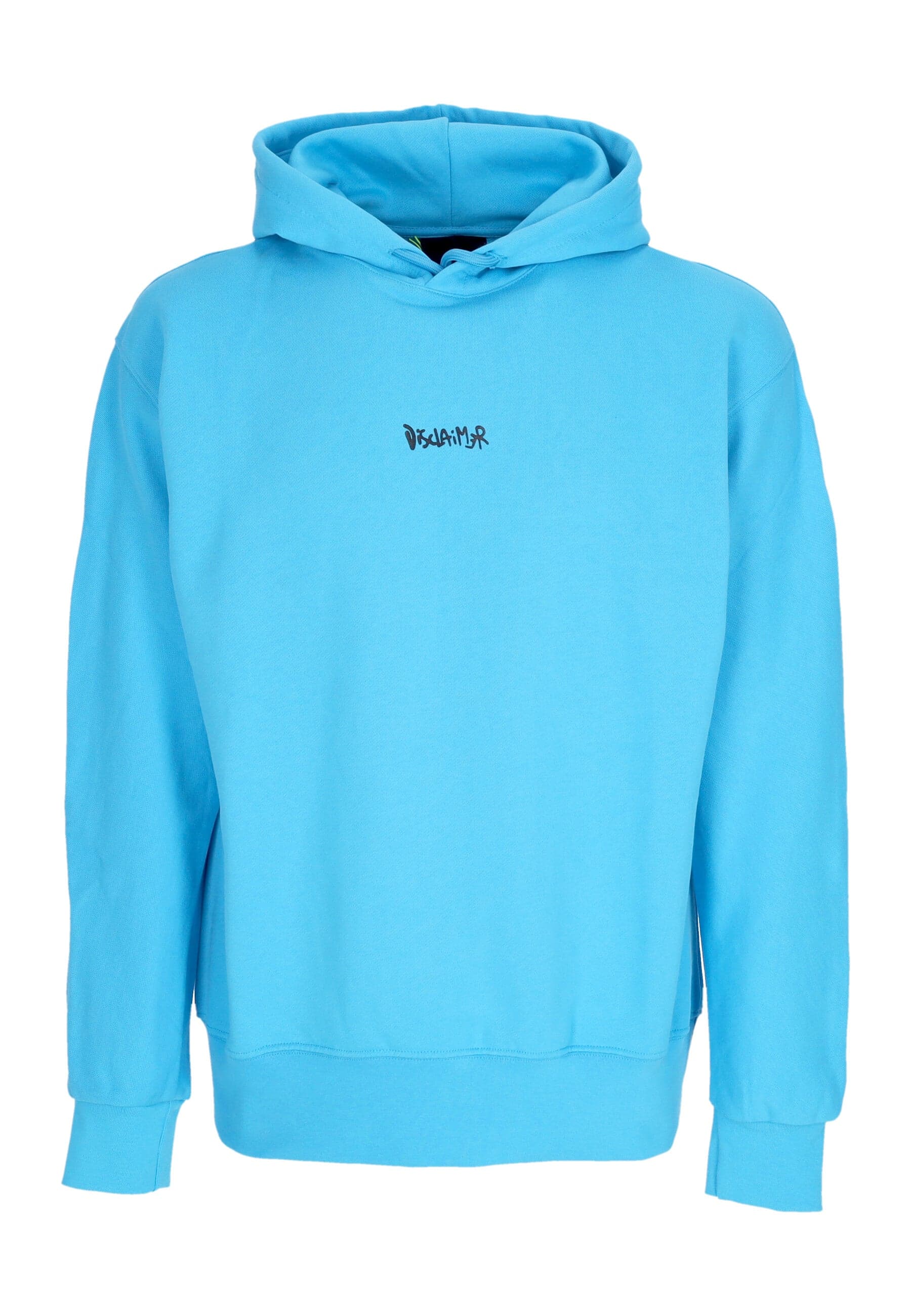 DISCLAIMER Felpa Leggera Cappuccio Uomo Logo Hoodie Turquoise/st. Black da uomo in Felpe con cappuccio Drestige - Casamassima, commercioVirtuoso.it