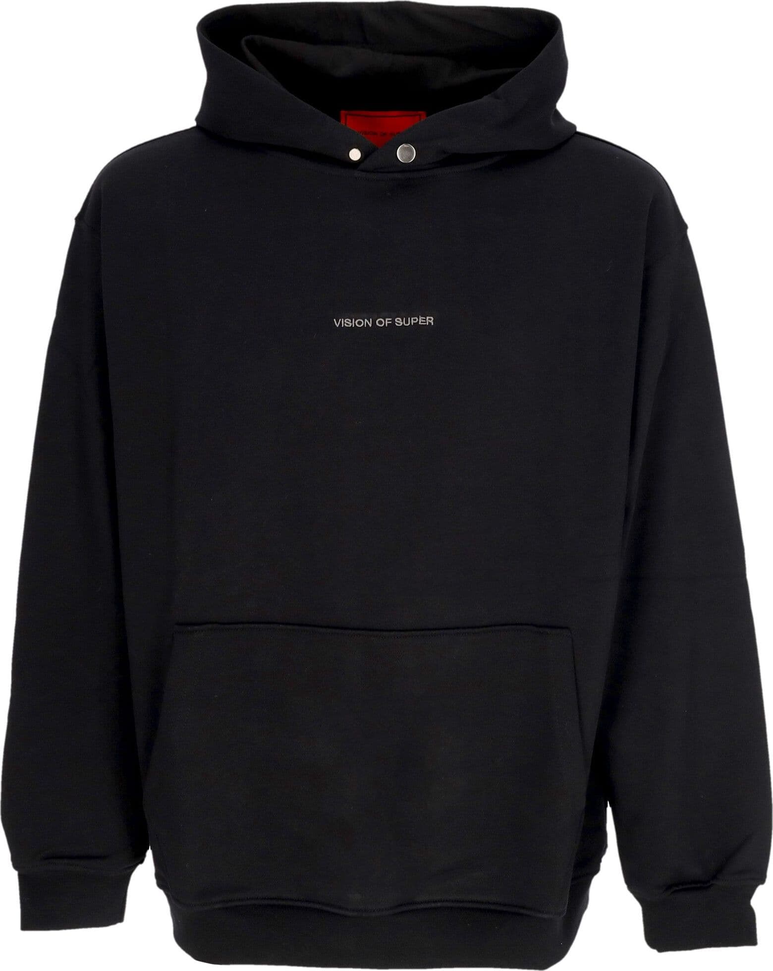 VISION OF SUPER Felpa Leggera Cappuccio Uomo Military Skull On Back Hoodie Black da uomo in Felpe con cappuccio Drestige - Casamassima, commercioVirtuoso.it