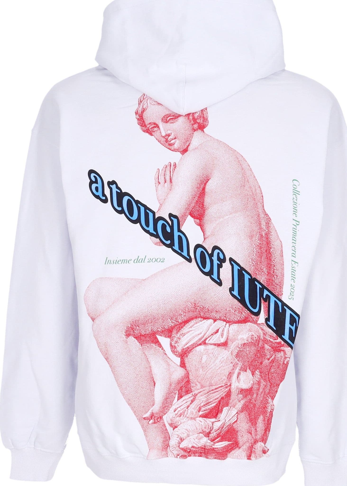 IUTER Felpa Leggera Cappuccio Uomo Nymph Hoodie White da uomo in Felpe con cappuccio Drestige - Casamassima, commercioVirtuoso.it