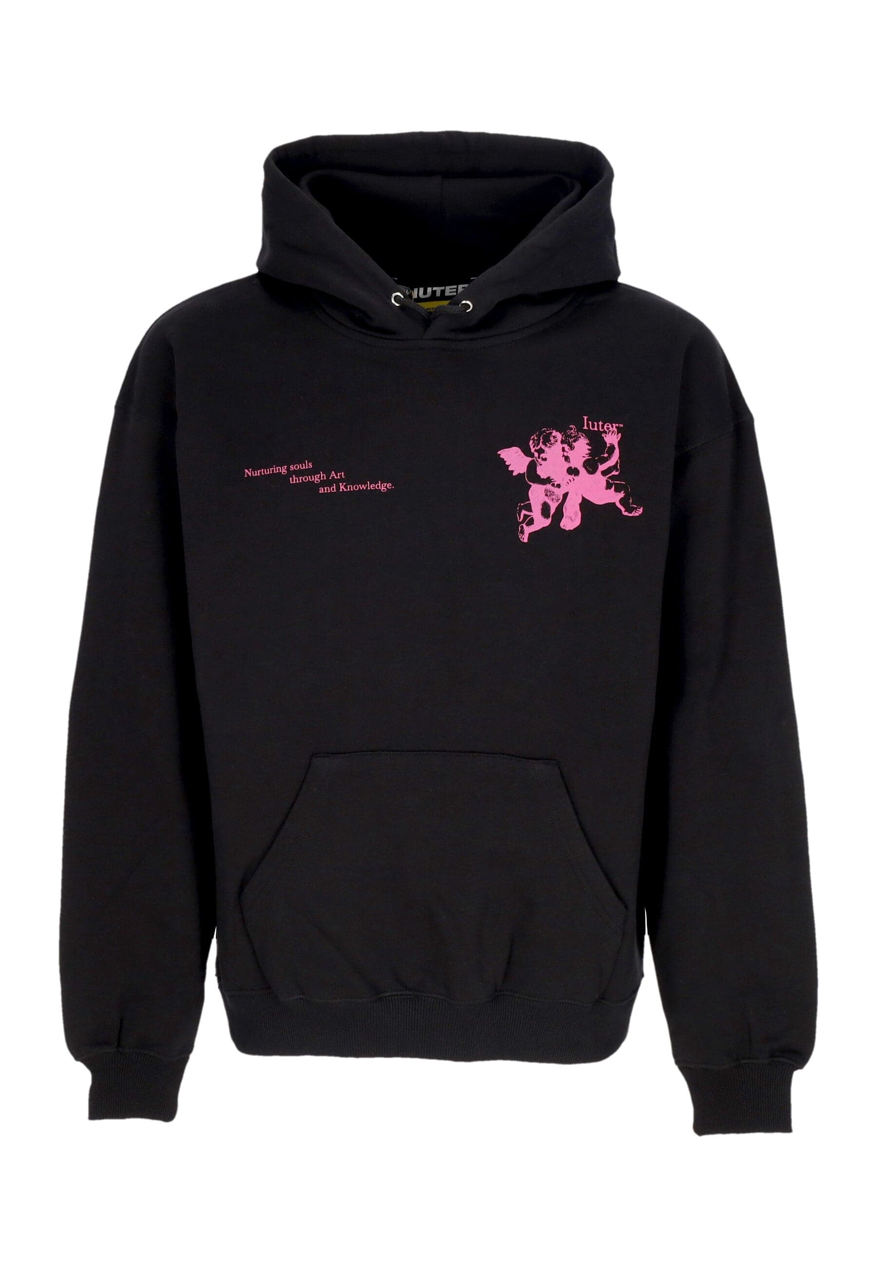 IUTER Felpa Leggera Cappuccio Uomo Souls Hoodie Black da uomo in Felpe con cappuccio Drestige - Casamassima, commercioVirtuoso.it