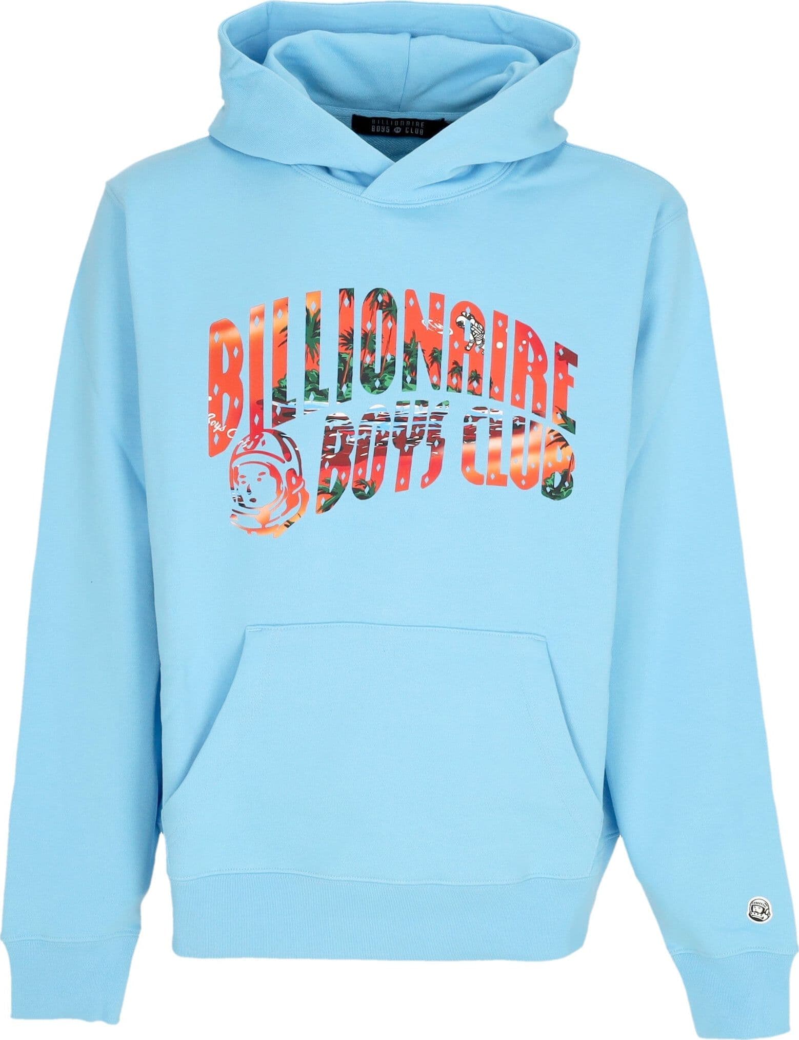 BILLIONAIRE BOYS CLUB Felpa Leggera Cappuccio Uomo Tropical Island Fill Arch Logo Popover Hoodie Blue da uomo in Felpe con cappuccio Drestige - Casamassima, commercioVirtuoso.it